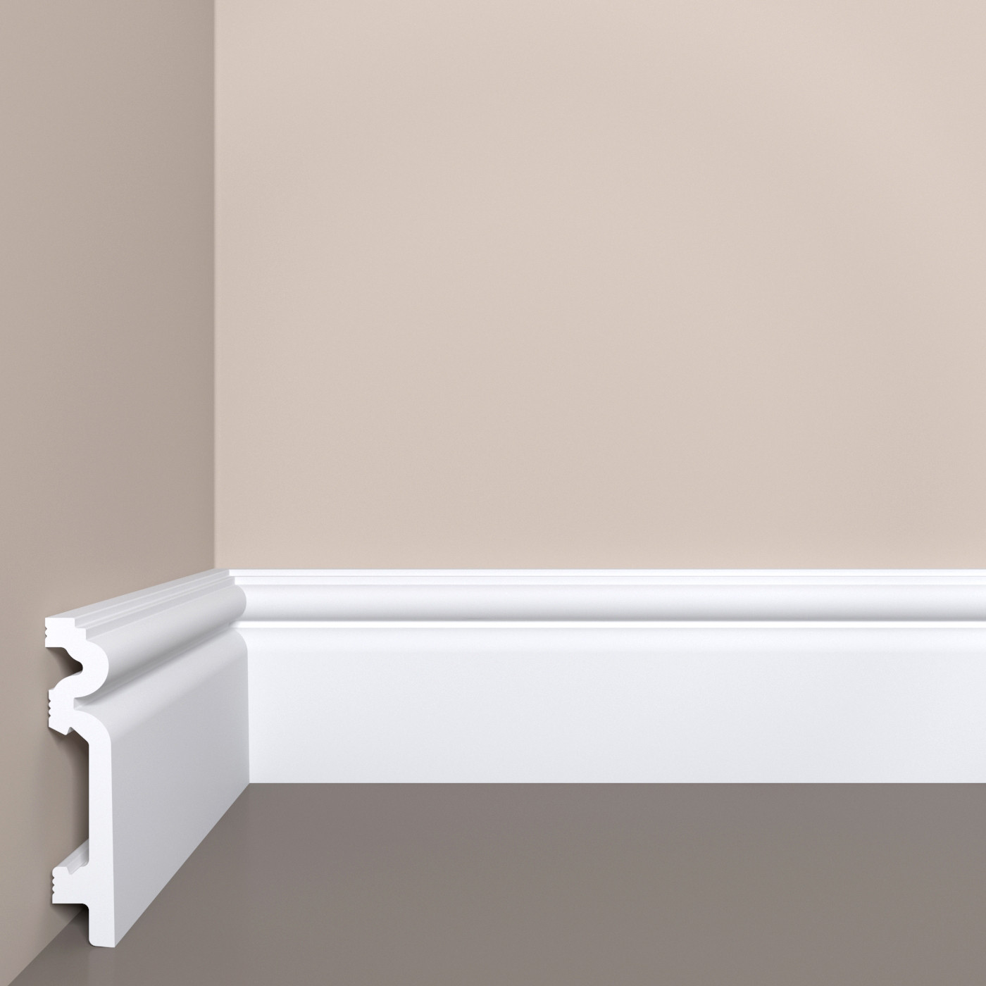 Плинтус напольный П14 Bello Deco 90мм×19мм×2м