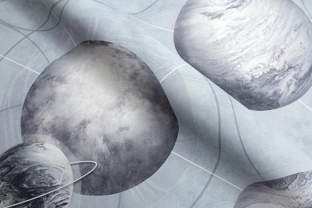 Обои HC71987-64 Palitra Home Color Планеты Palitra Home Color коллекция Планеты производства РОССИЯ в интернет-магазине Обоитрейд