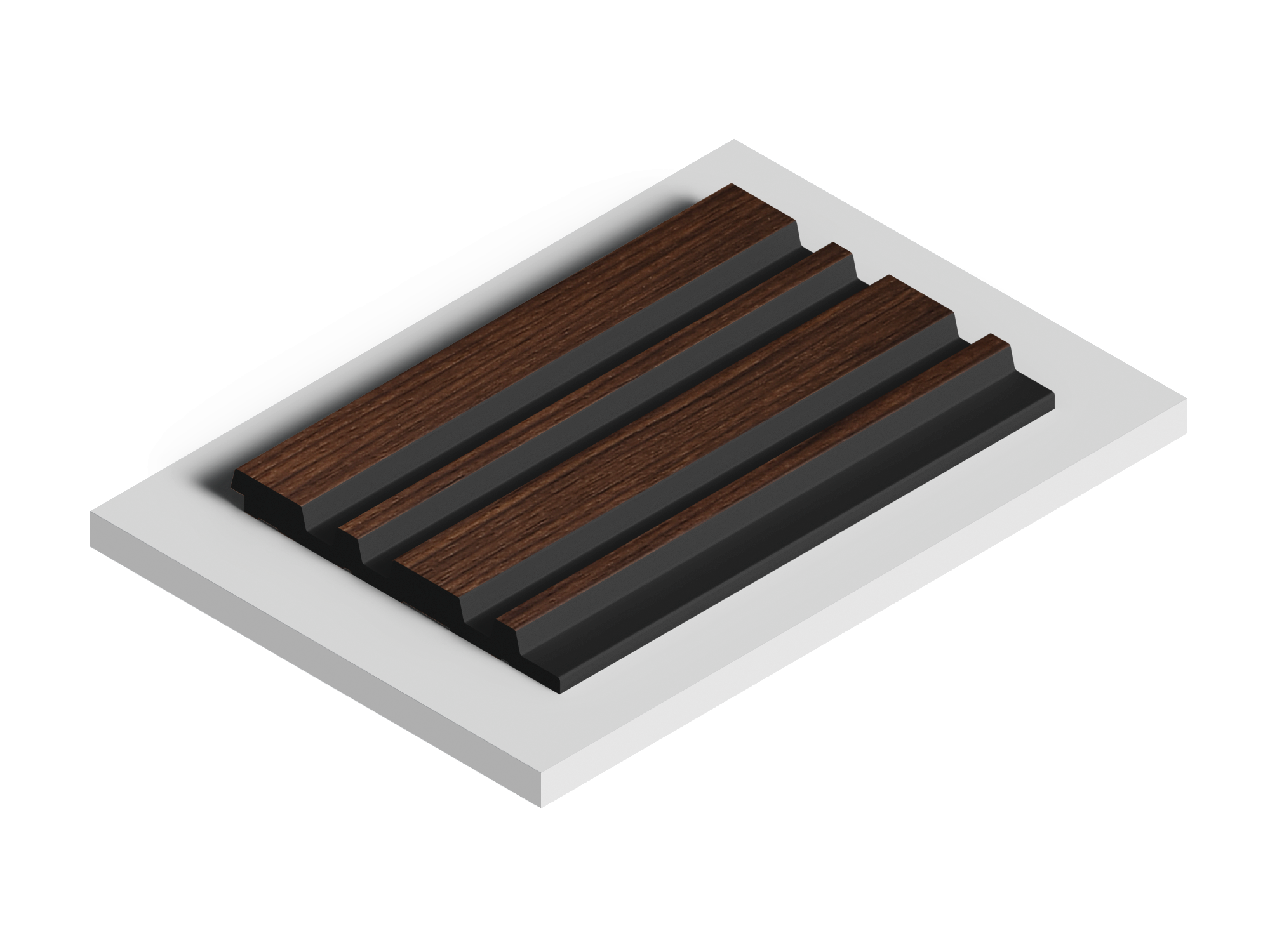 Панель декоративная LV122 BR396K Hiwood 120мм×12мм×2.7м