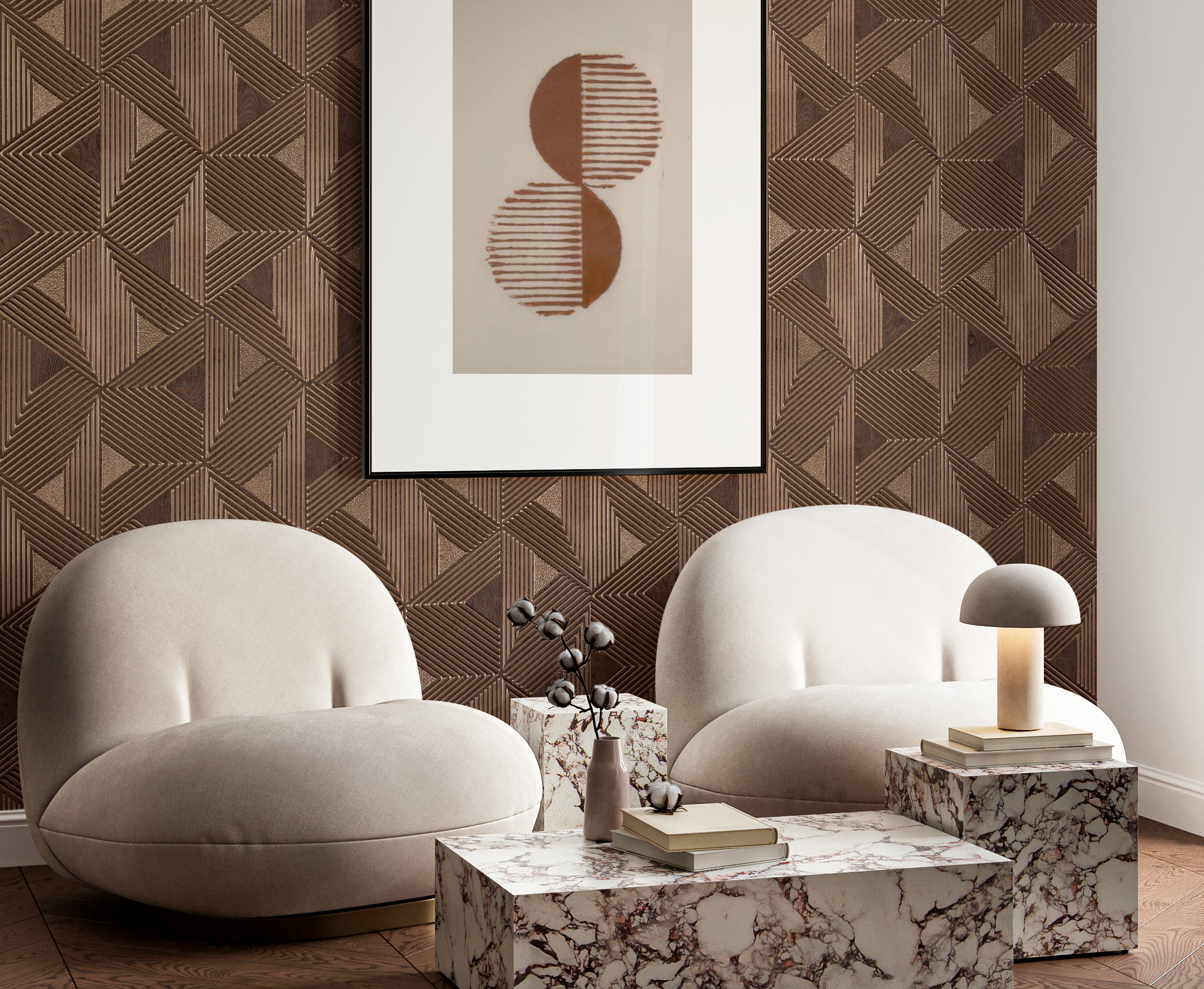 Панель декоративная DM629 BR68 Hiwood 600мм×4мм×3м