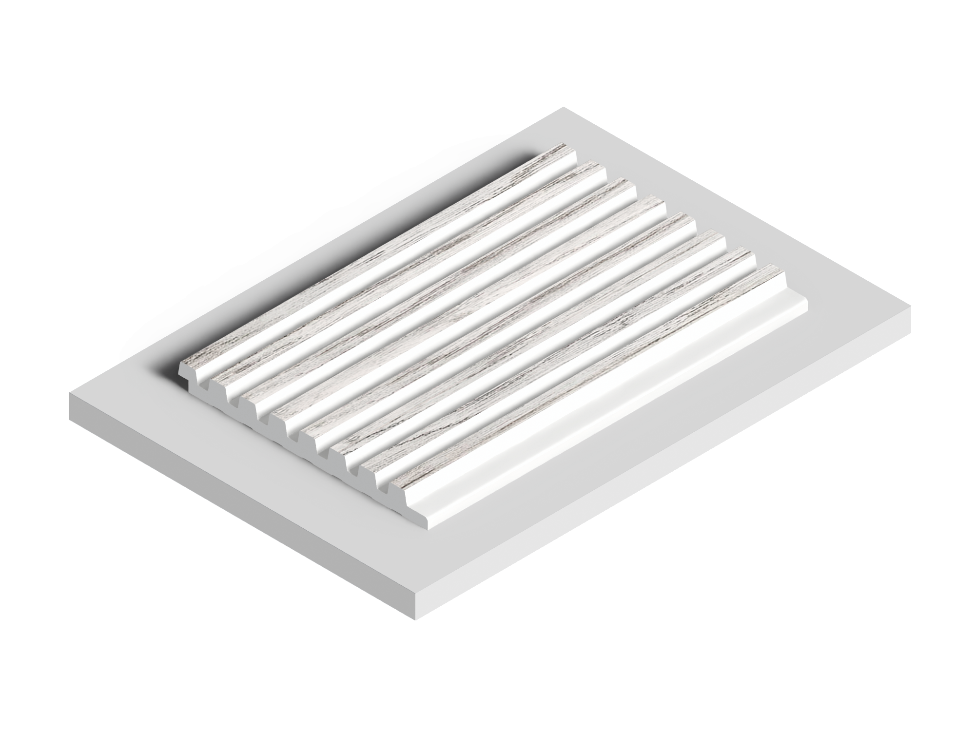 Панель декоративная LV129 GR24N Hiwood 120мм×12мм×2.7м
