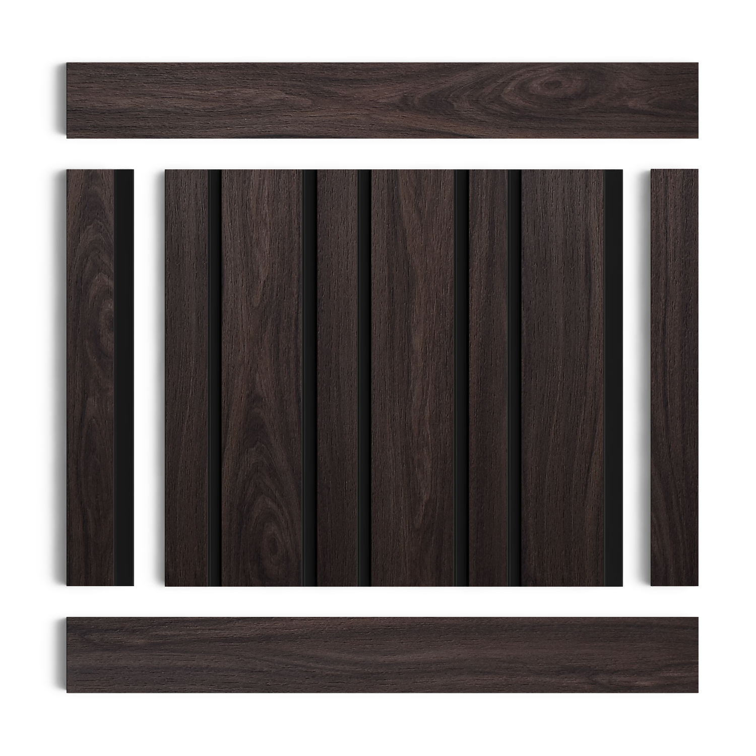 Панель декоративная LV133 BR395K Hiwood 120мм×12мм×2.7м