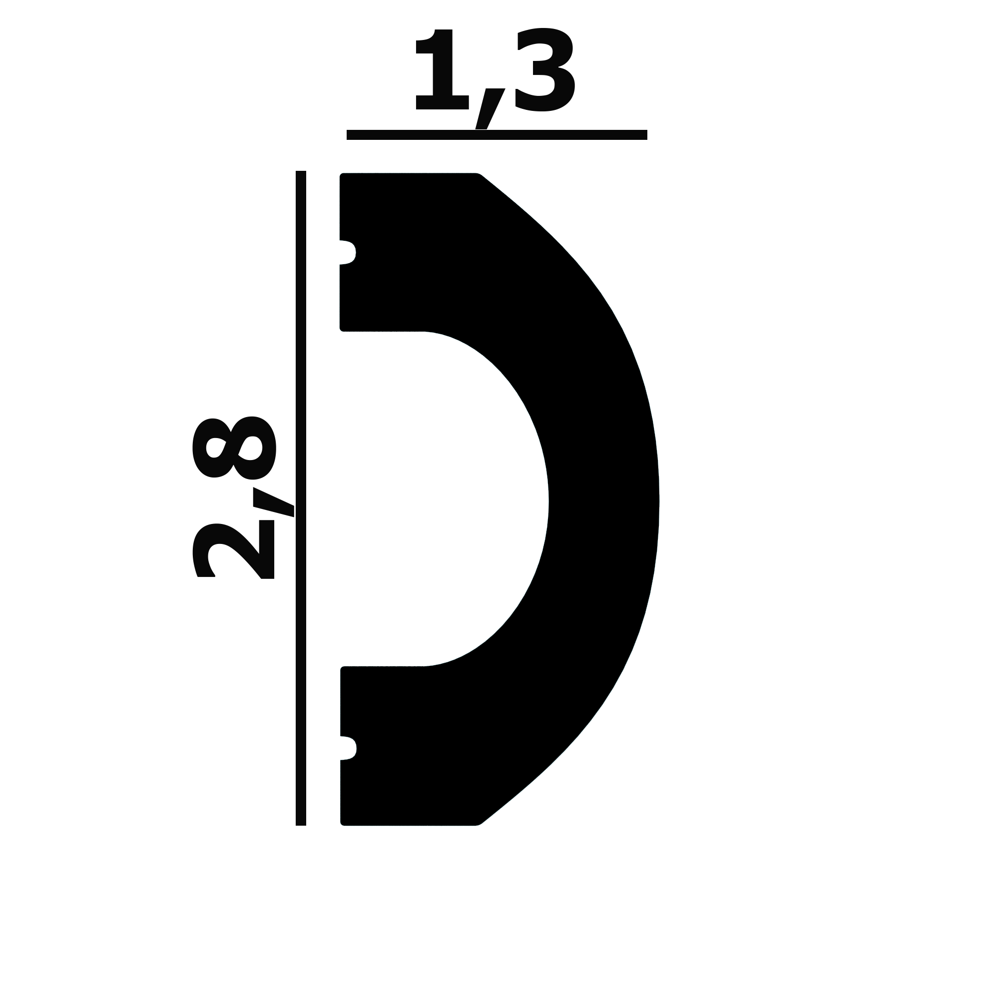 Молдинг P127