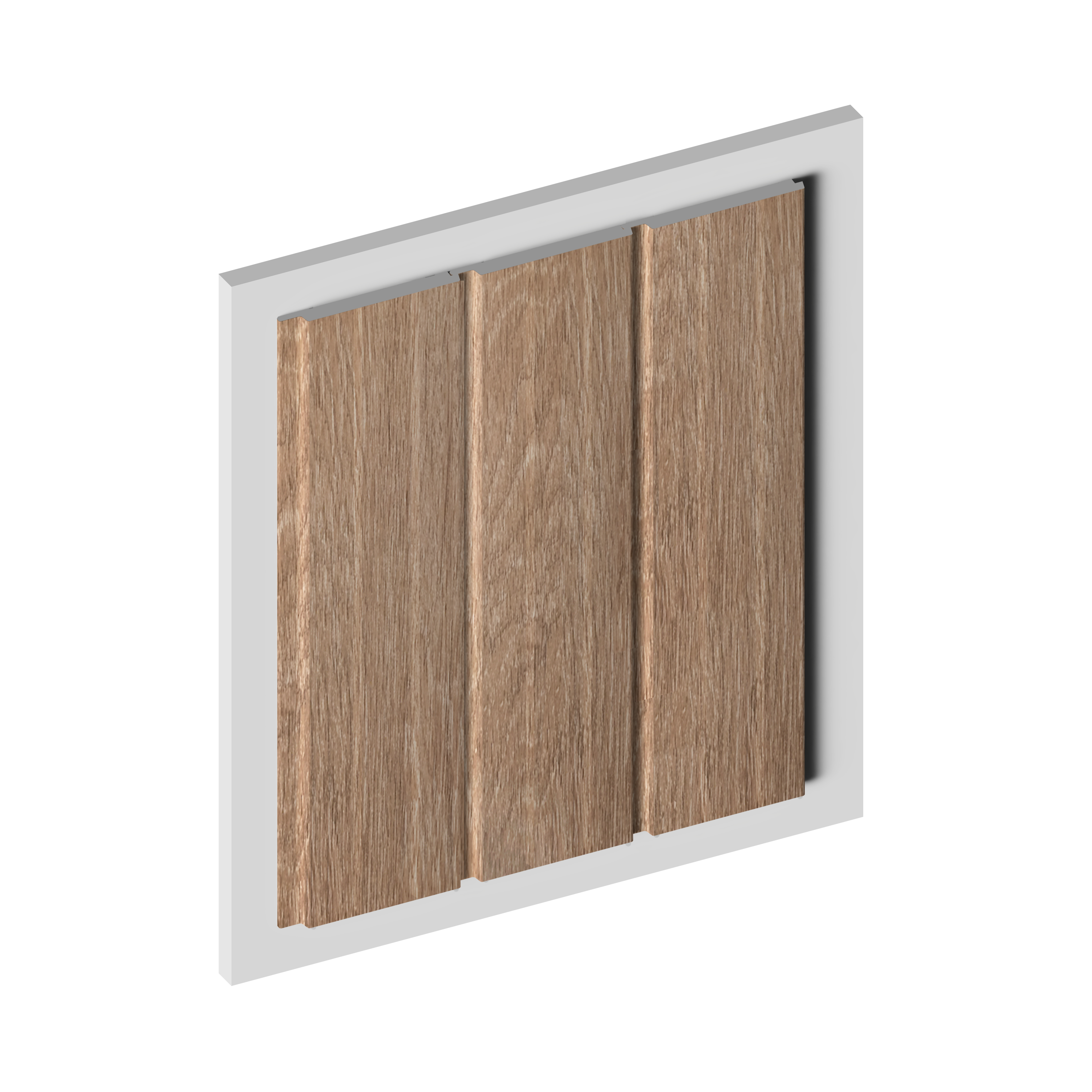 Панель декоративная LV124 BR416 Hiwood 120мм×12мм×2.7м