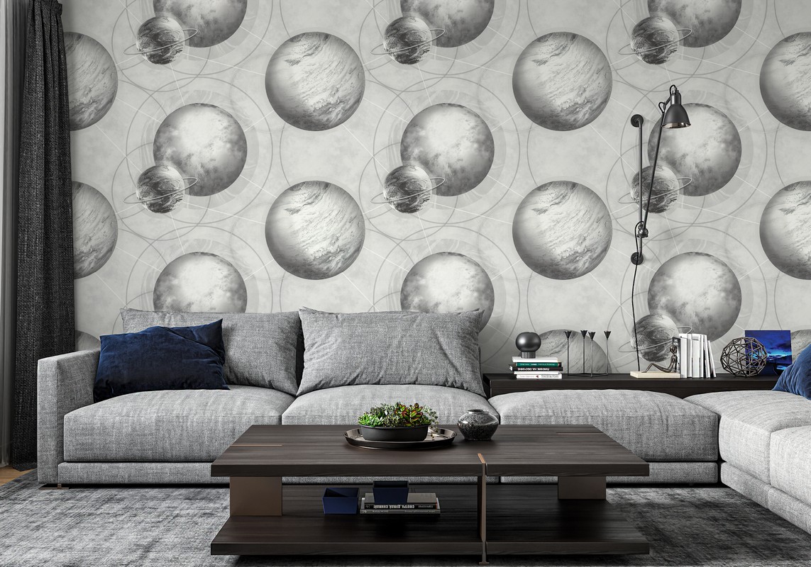 Обои HC71987-14 Palitra Home Color Планеты Palitra Home Color коллекция Планеты производства РОССИЯ в интернет-магазине Обоитрейд