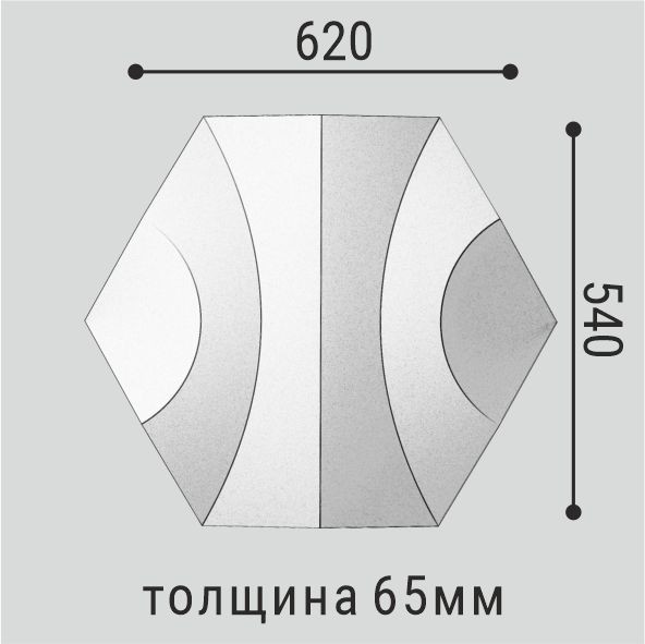 Стеновая панель СП 18 Bello Deco 65×540×620мм