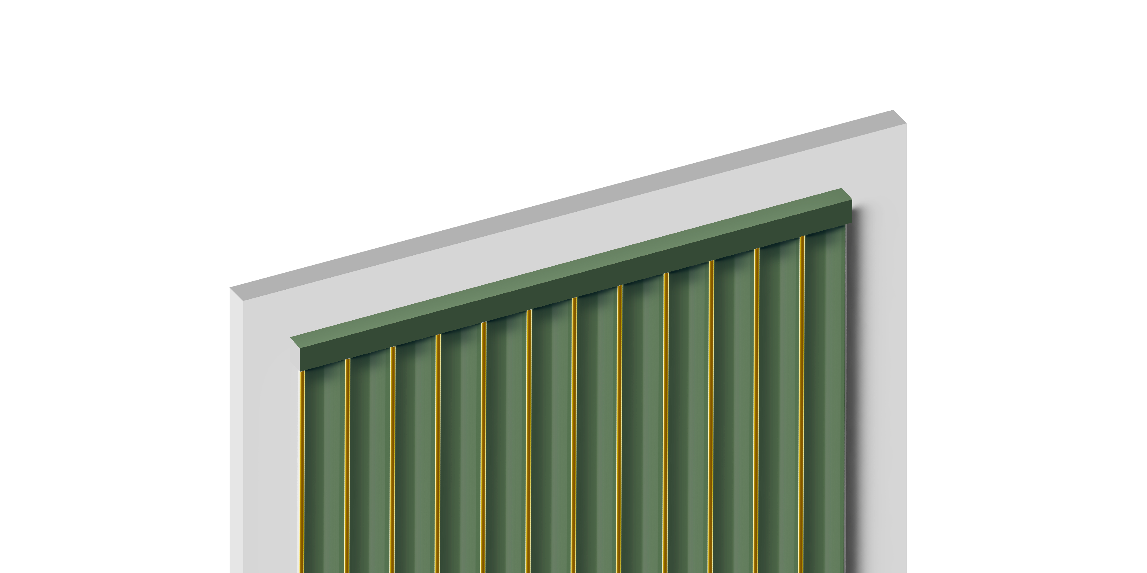 Молдинг D12V1 GN81 Hiwood 12мм×12мм×2,7м