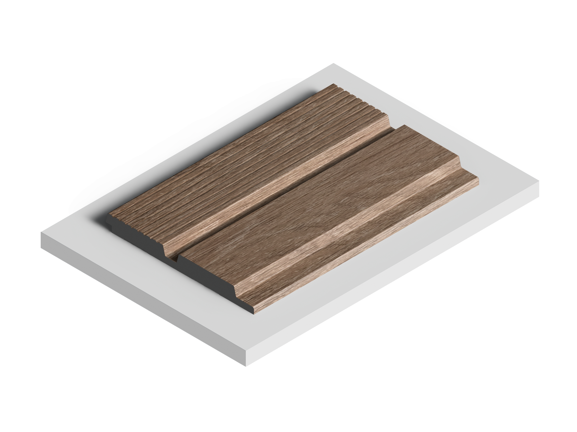 Панель декоративная LV123 BR416 Hiwood 120мм×12мм×2.7м