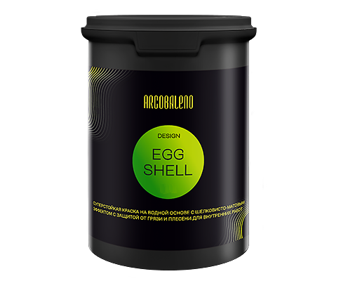 Краска Arcobaleno Design Eggshell (База А) 0,9 л.