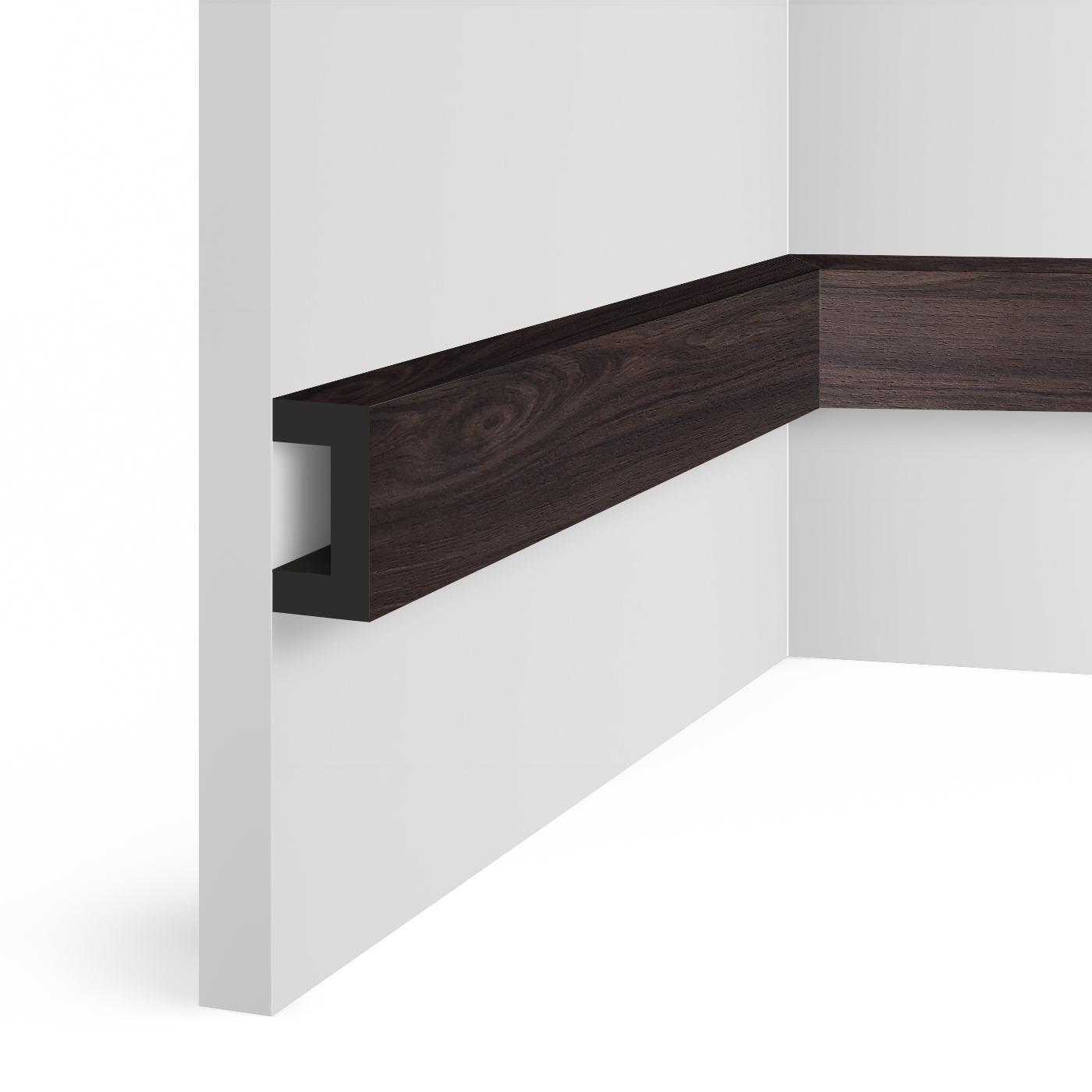 Декоративная рейка LB40 BR395 Hiwood 40мм×20мм×2.7м