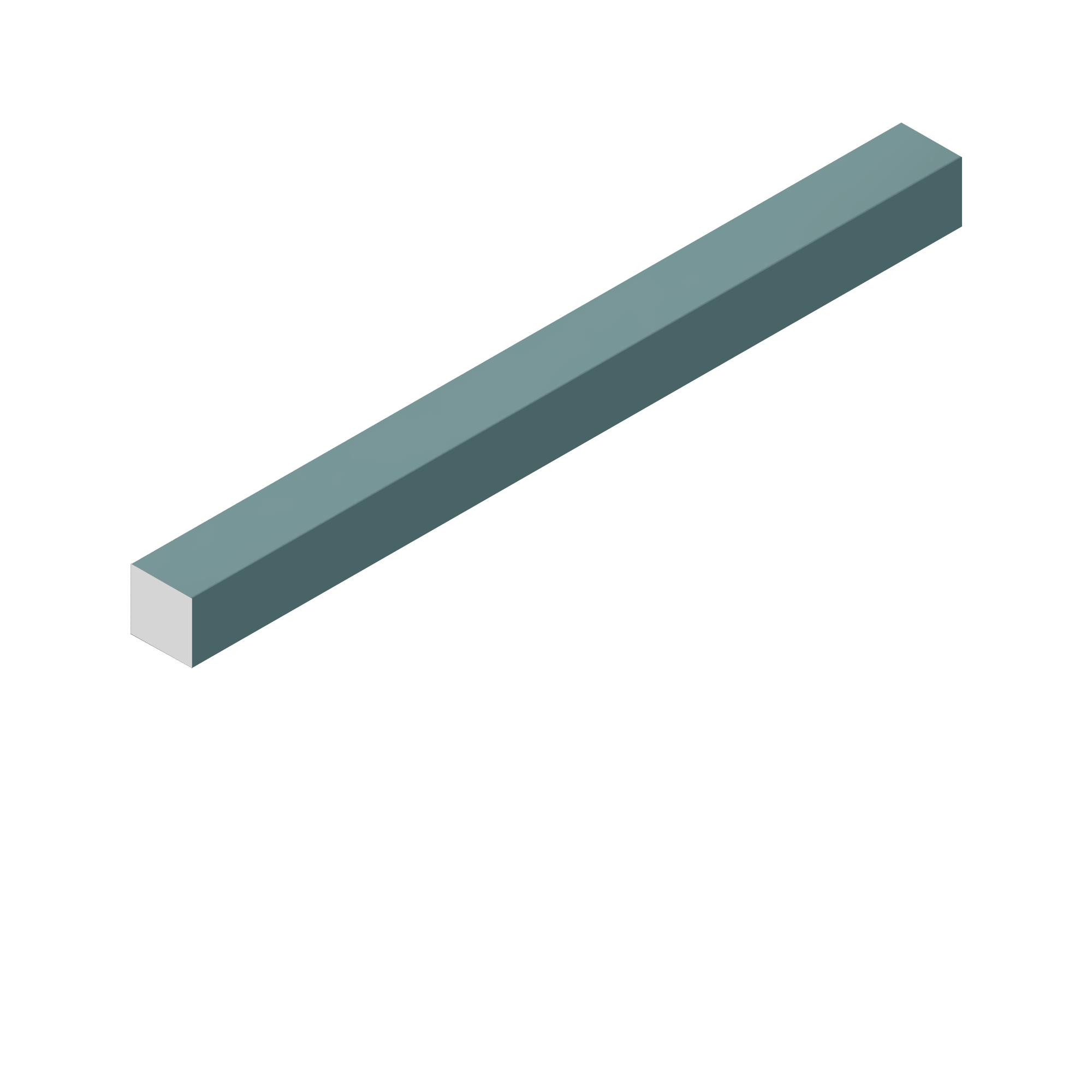 Молдинг D12V1 BU27 Hiwood 12мм×12мм×2,7м