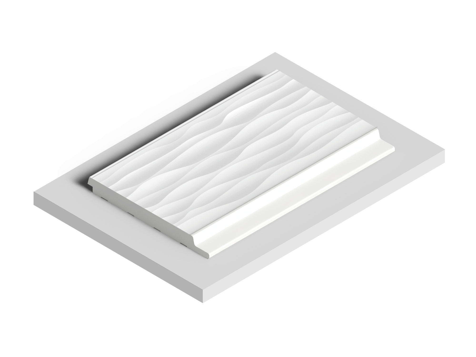 Панель декоративная LV127W NP Hiwood 120мм×12мм×2.7м
