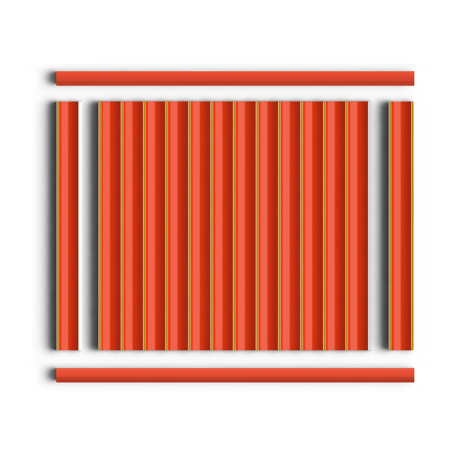 Молдинг D15V2 OR3 Hiwood 15мм×15мм×2,7м