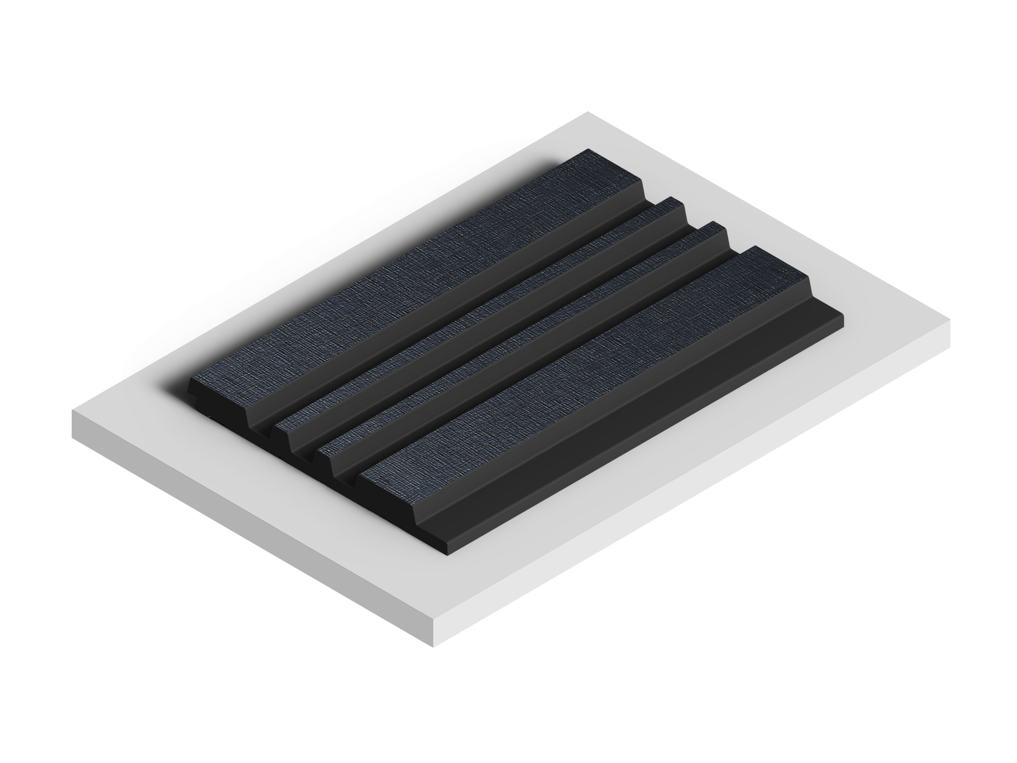 Панель декоративная LV121 BK114K Hiwood 120мм×12мм×2.7м