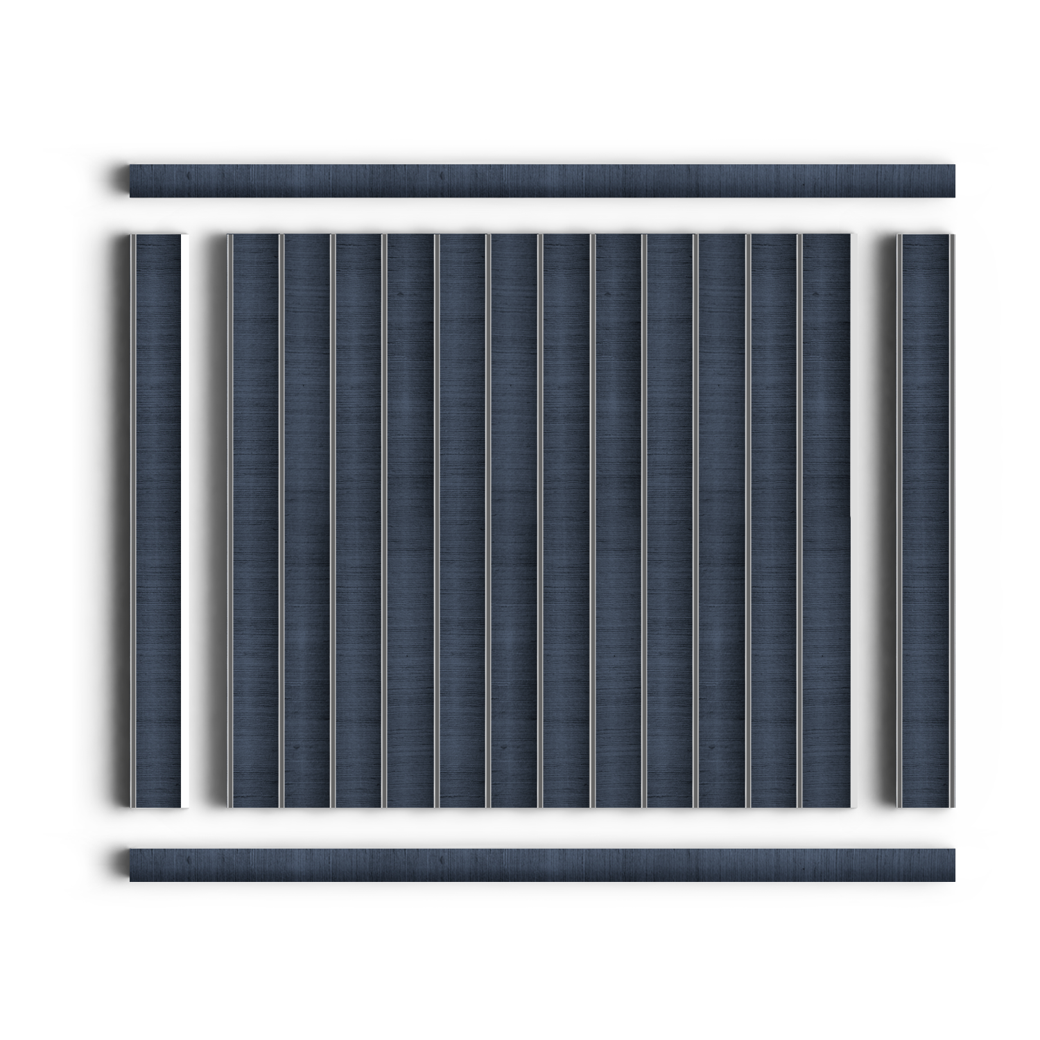 Молдинг D15V2 BU20 Hiwood 15мм×15мм×2,7м