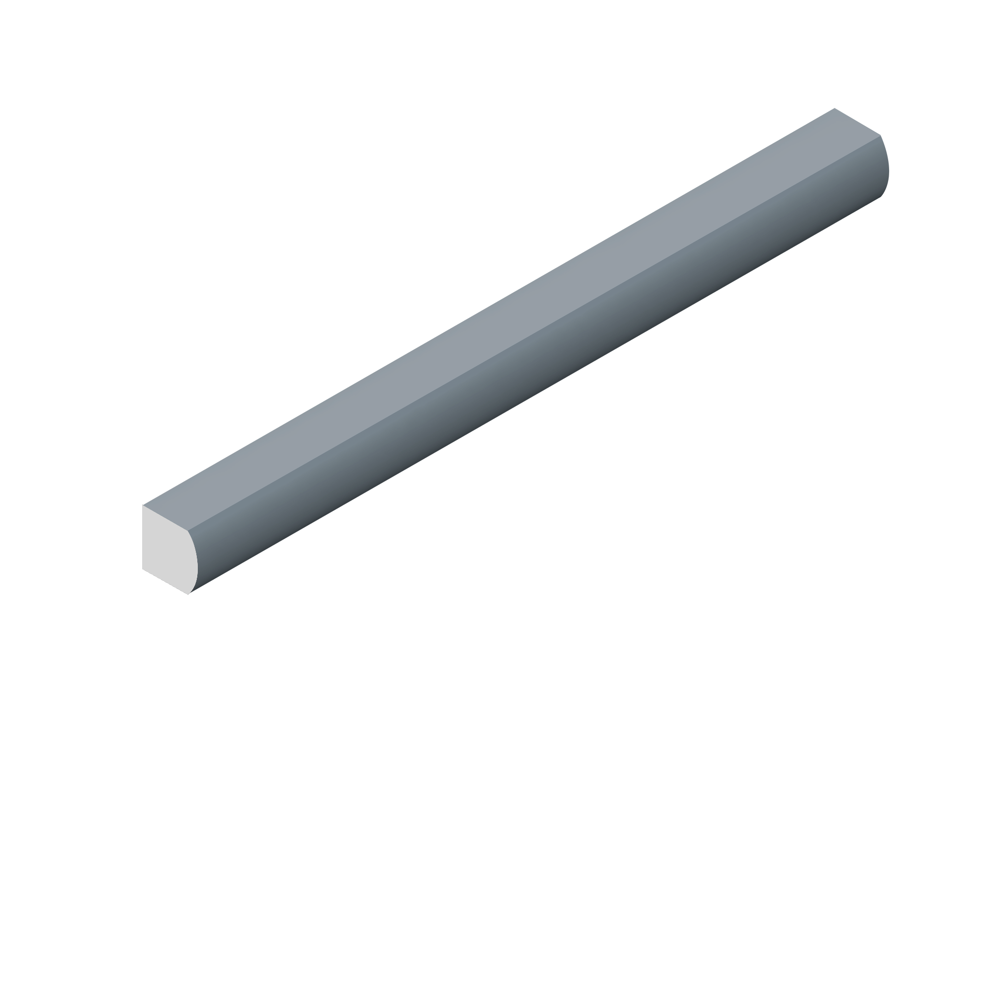 Молдинг D15V2 BU29 Hiwood 15мм×15мм×2,7м