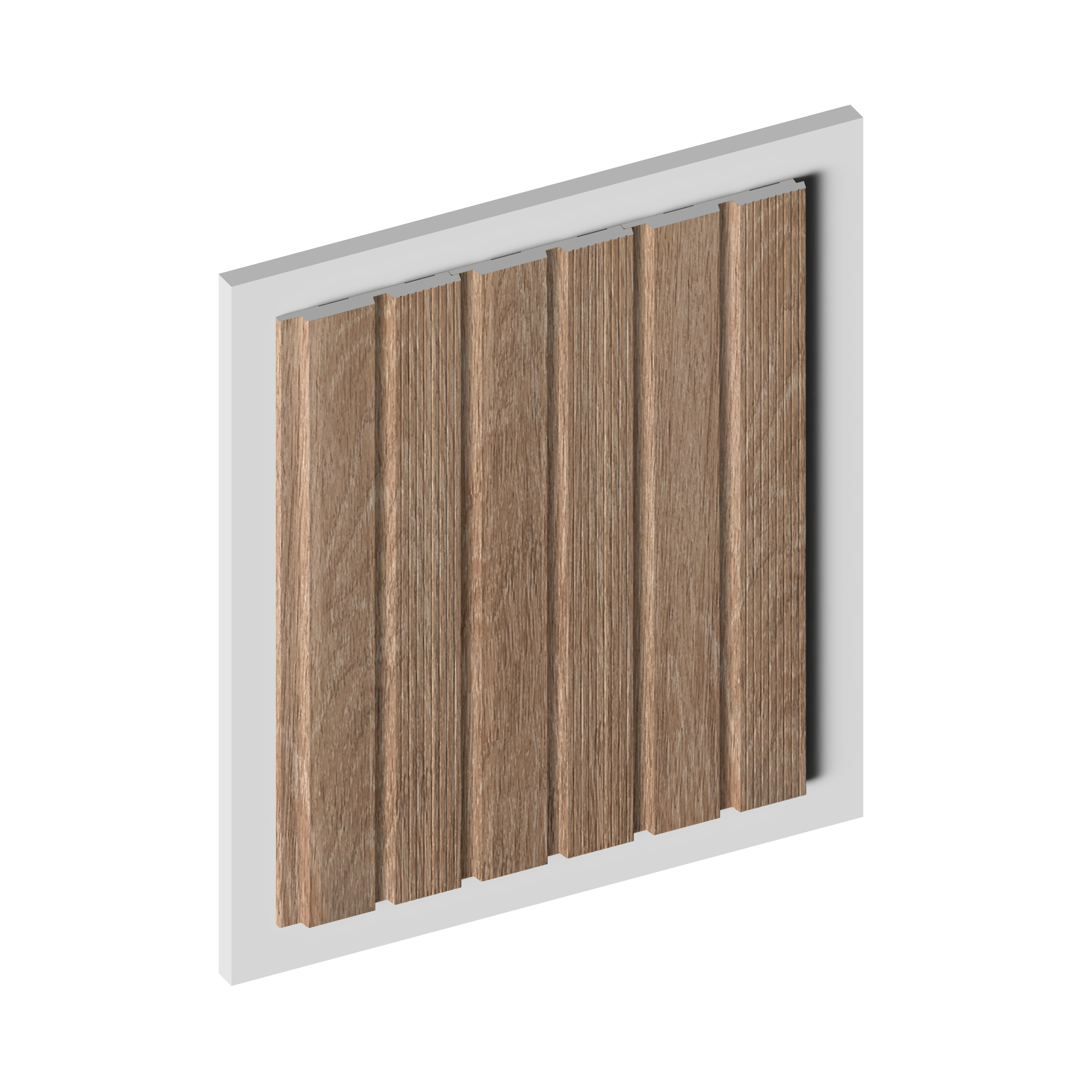 Панель декоративная LV123 BR416 Hiwood 120мм×12мм×2.7м