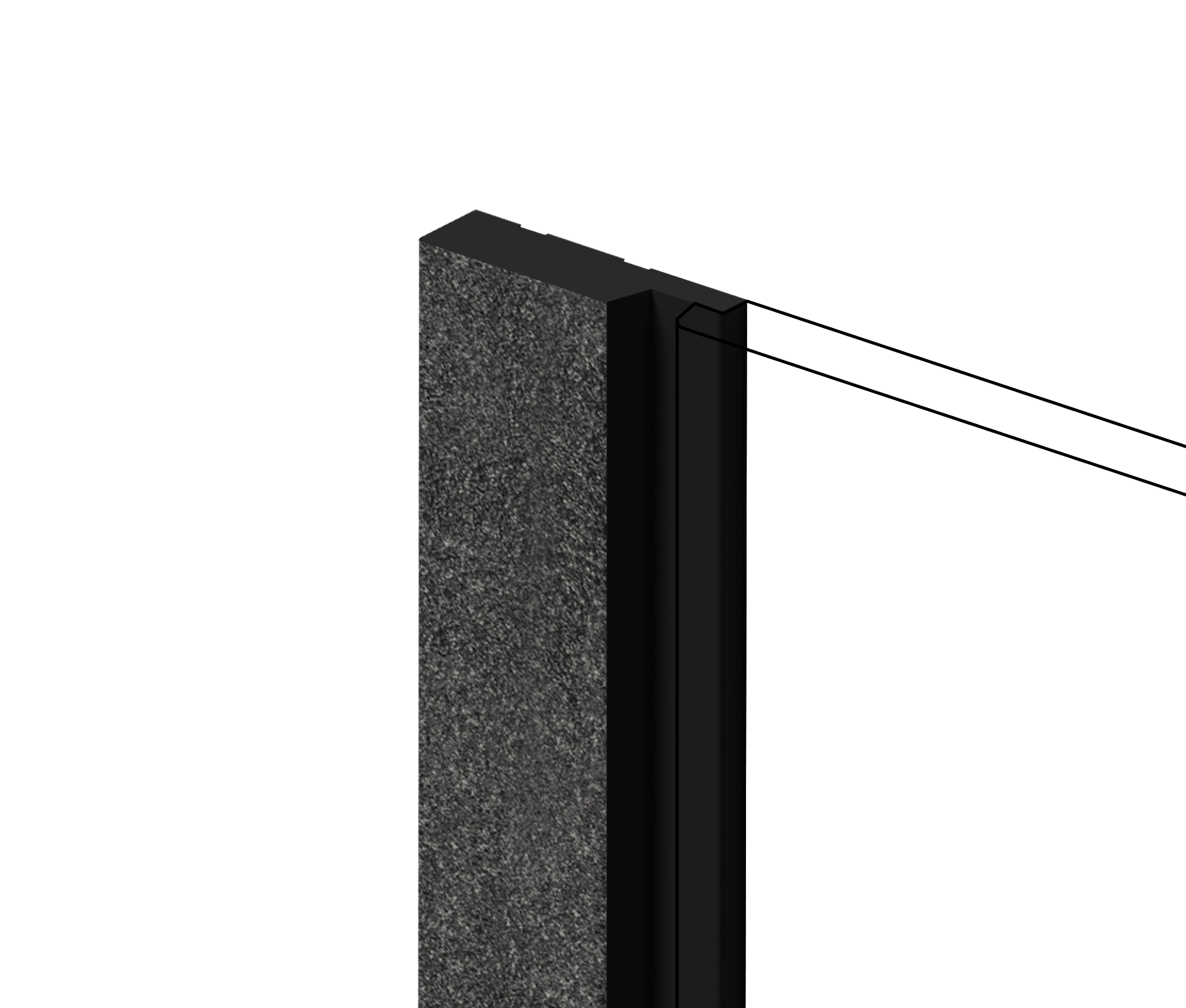 Финишный молдинг LF124A S387K Hiwood 42мм×2,7м