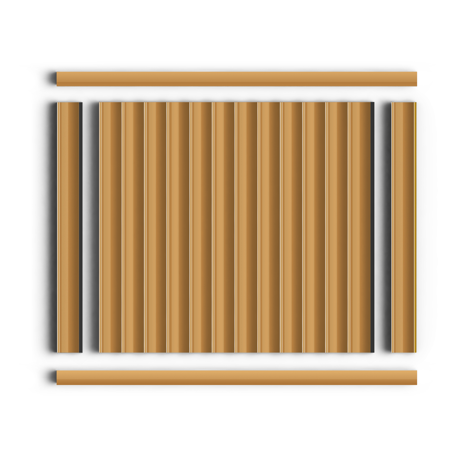 Молдинг D15V2 G365 Hiwood 15мм×15мм×2,7м