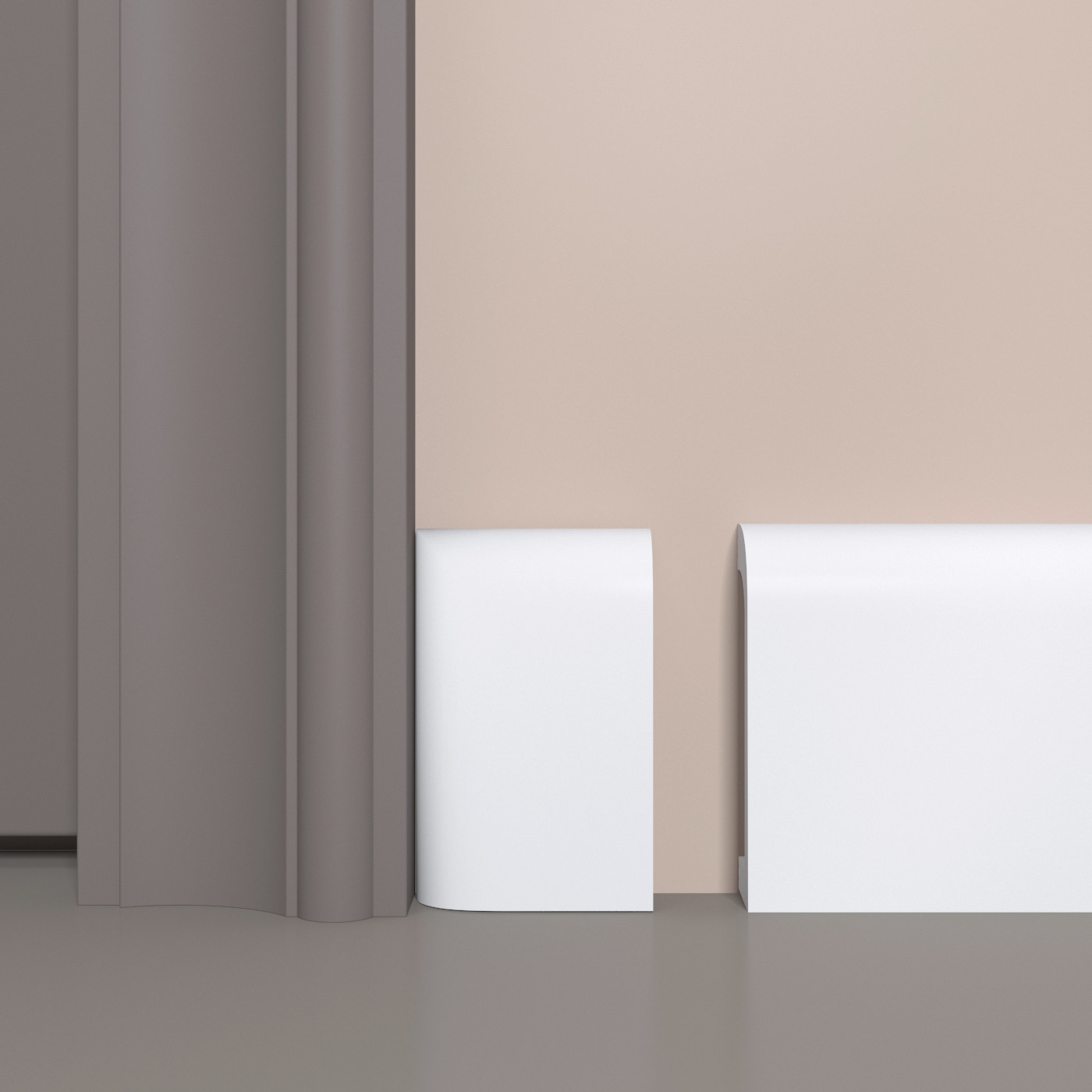 Завершающий элемент плинтуса П 16 Bello Deco 80×19×50мм