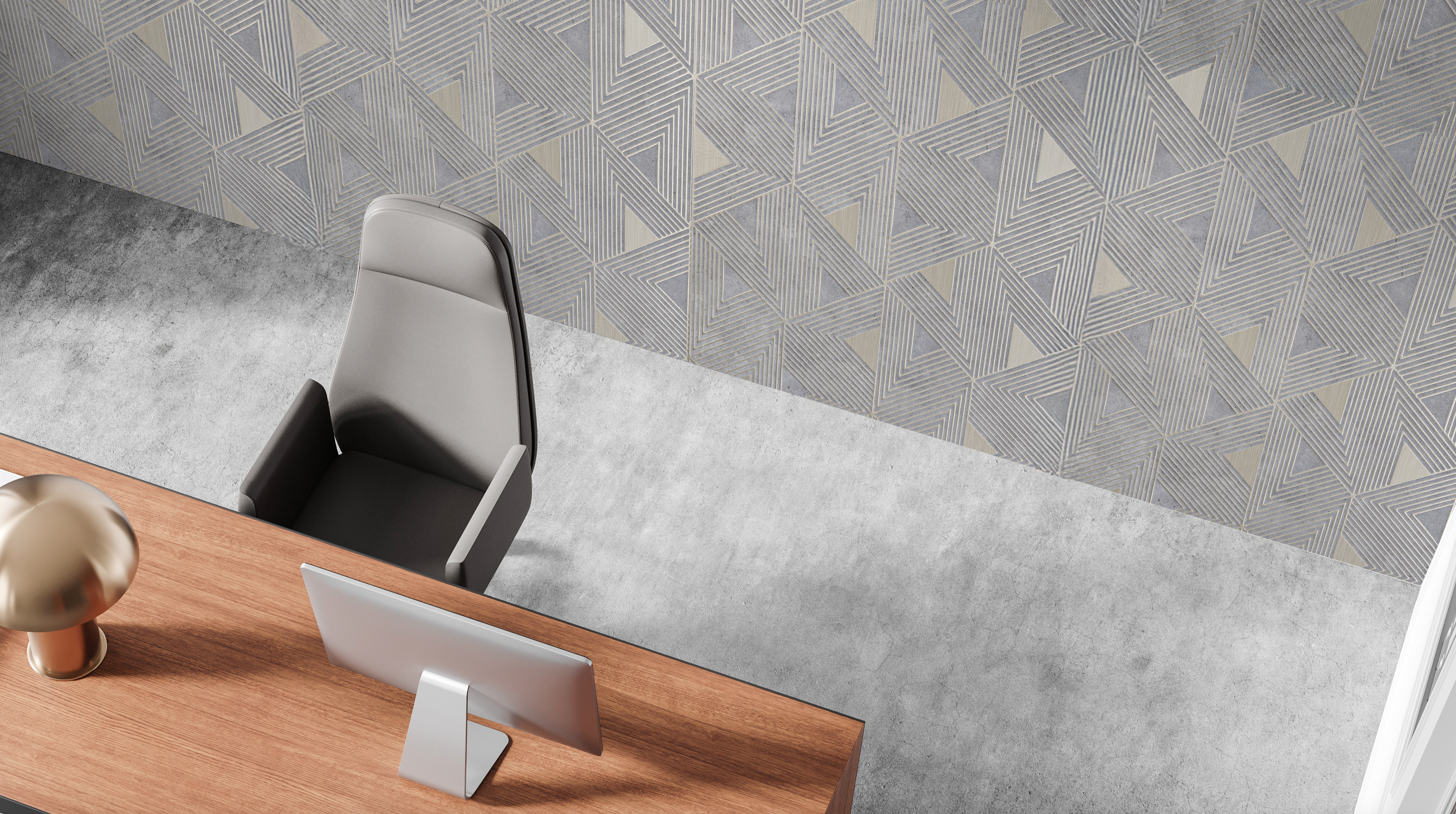 Панель декоративная DM629 GR28 Hiwood 600мм×4мм×3м