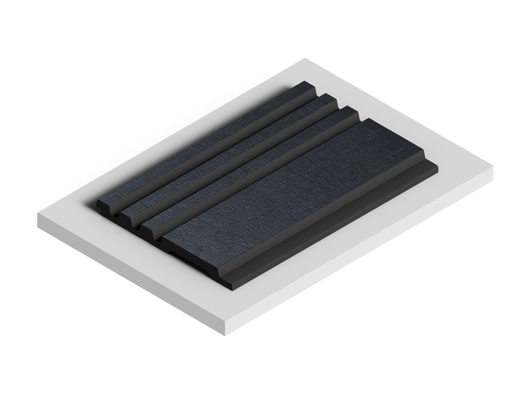 Панель декоративная LV128 BK114K Hiwood 120мм×12мм×2.7м