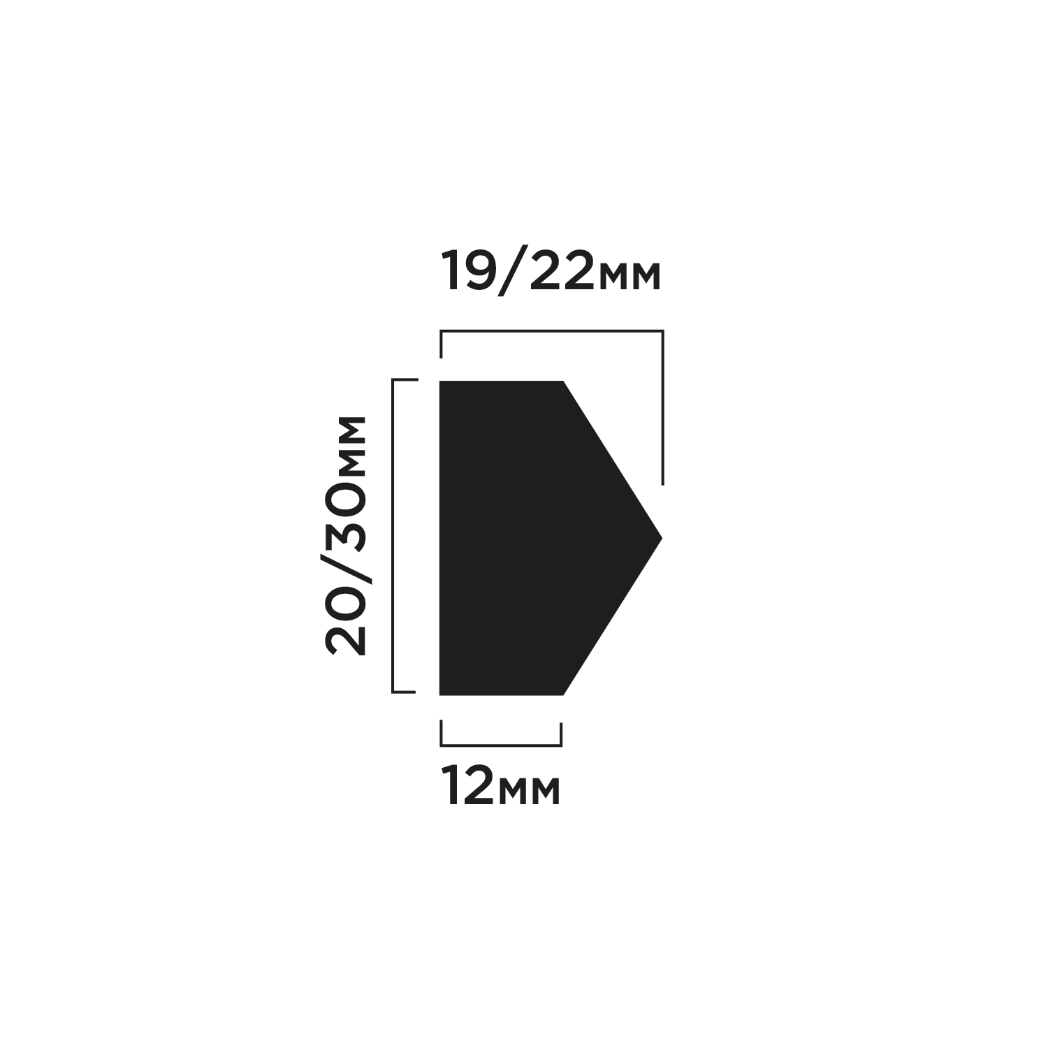 Молдинг TRN20 Hiwood 20мм×2,7м