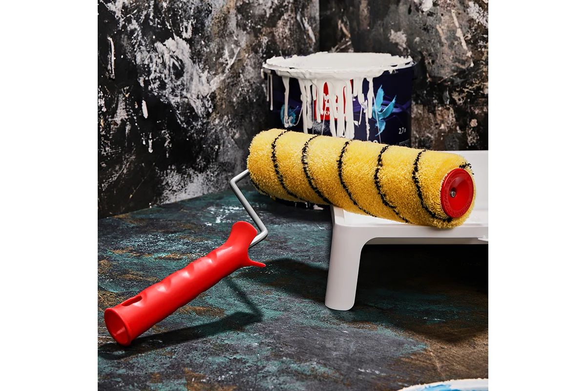 Валик малярный ширина ролика 240 мм,d 42 мм,бюгель 6 мм, ворс 11 мм