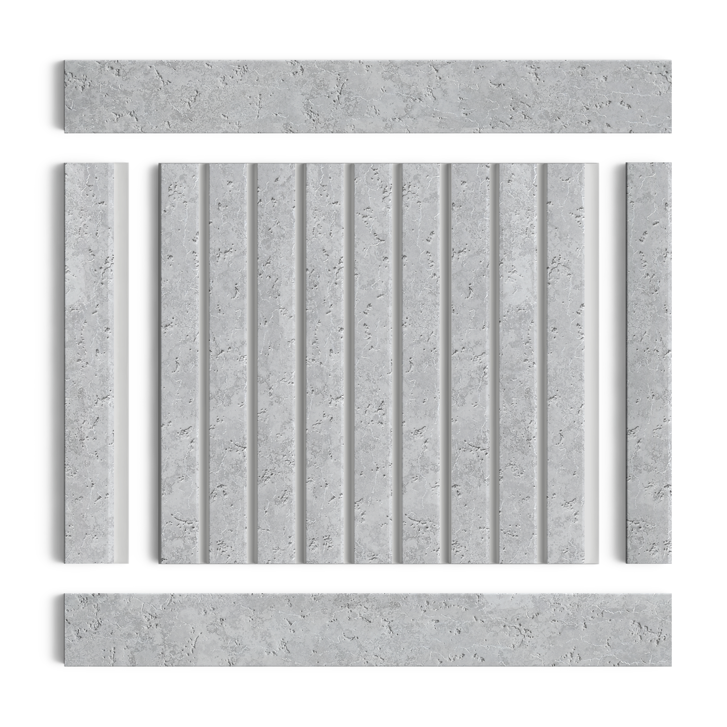 Панель декоративная LV124 W50 Hiwood 120мм×12мм×2.7м