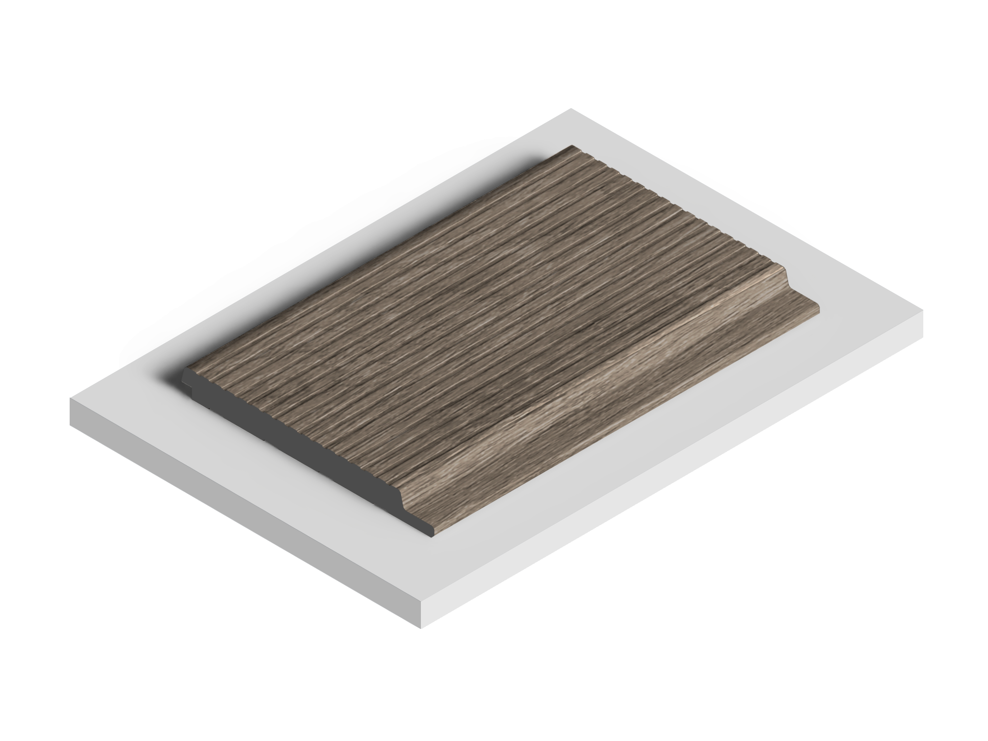 Панель декоративная LV127L BR490 Hiwood 120мм×12мм×2.7м