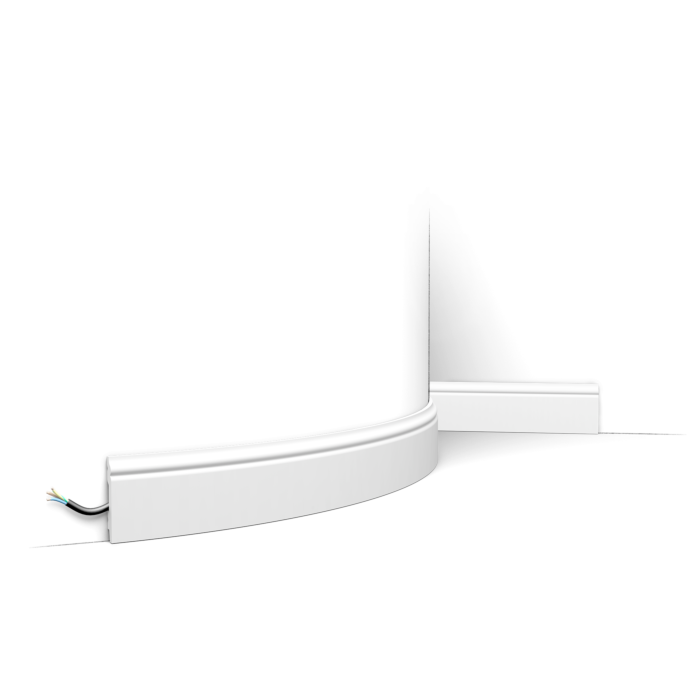 Лепнина SX165F плинтус гибкий