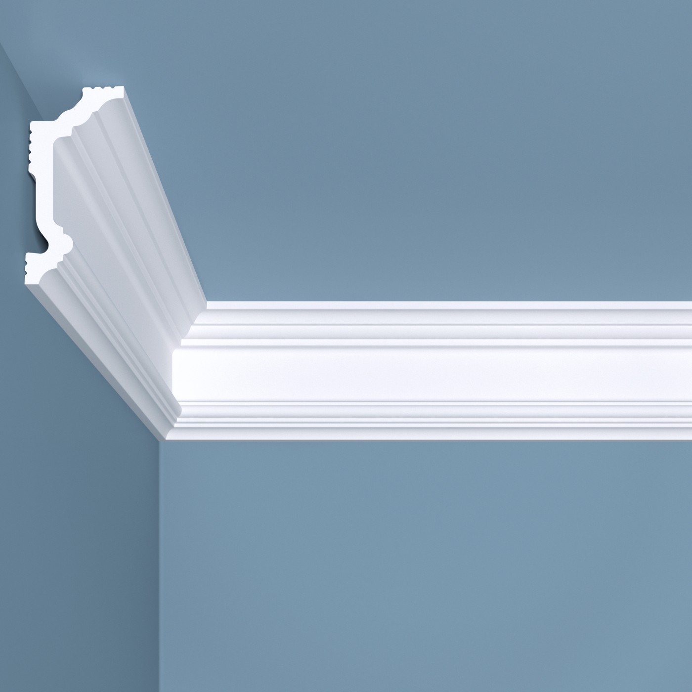 Карниз потолочный К5 Bello Deco 70мм×35мм×2м