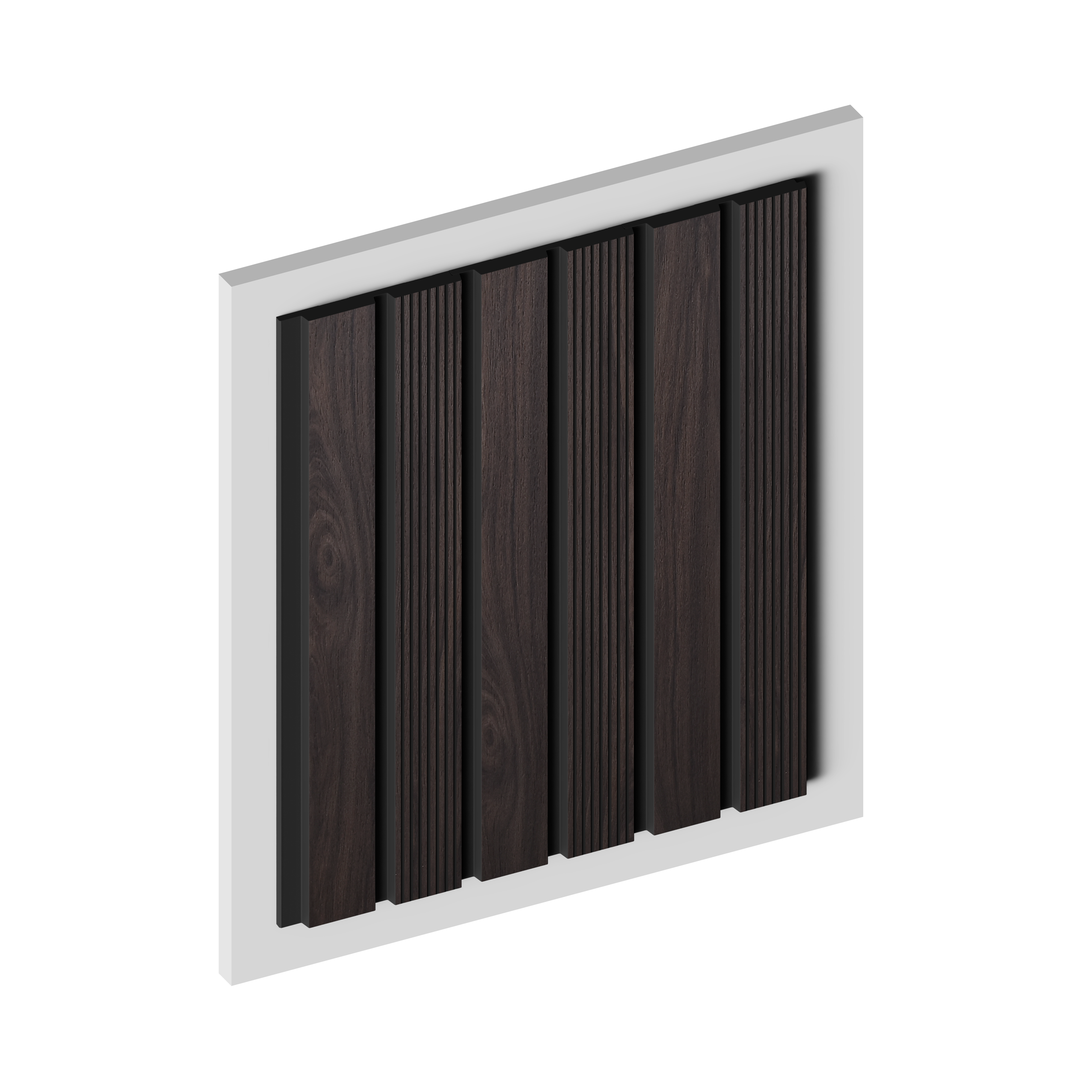 Панель декоративная LV123 BR395K Hiwood 120мм×12мм×2.7м