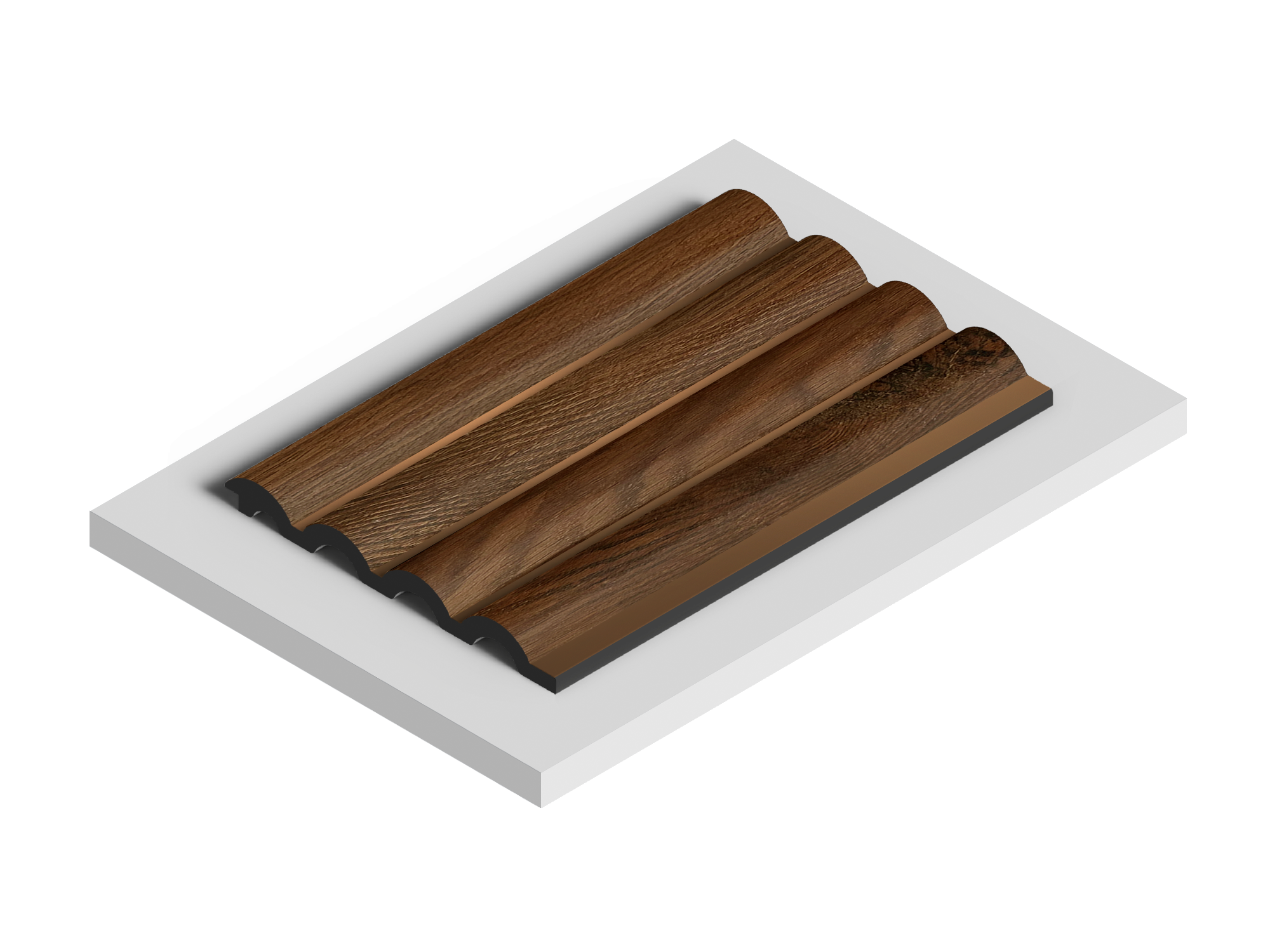 Панель декоративная LV140 BR489G Hiwood 120мм×12мм×2.7м