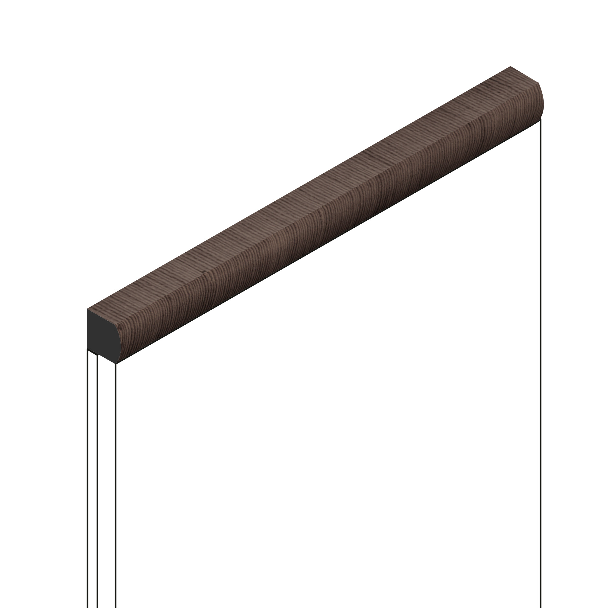 Молдинг D15V2 BR354 Hiwood 15мм×15мм×2,7м