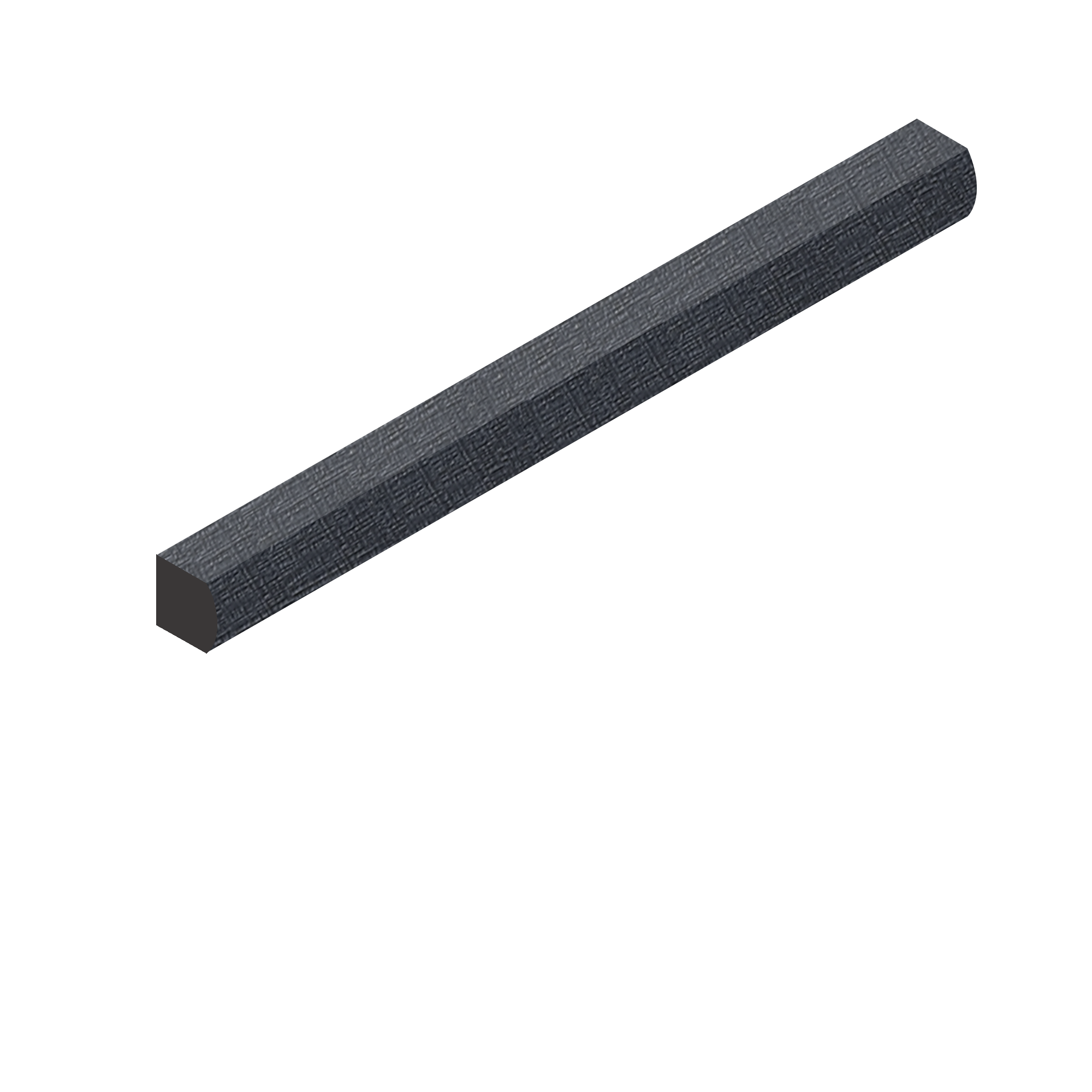 Молдинг D15V2 BK114 Hiwood 15мм×15мм×2,7м