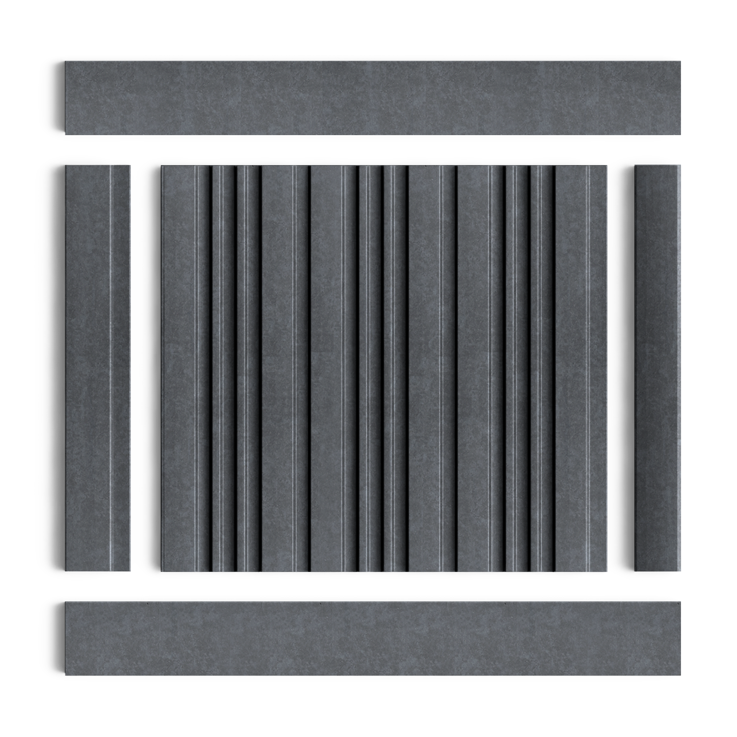 Панель декоративная LV121 S381A Hiwood 120мм×12мм×2.7м