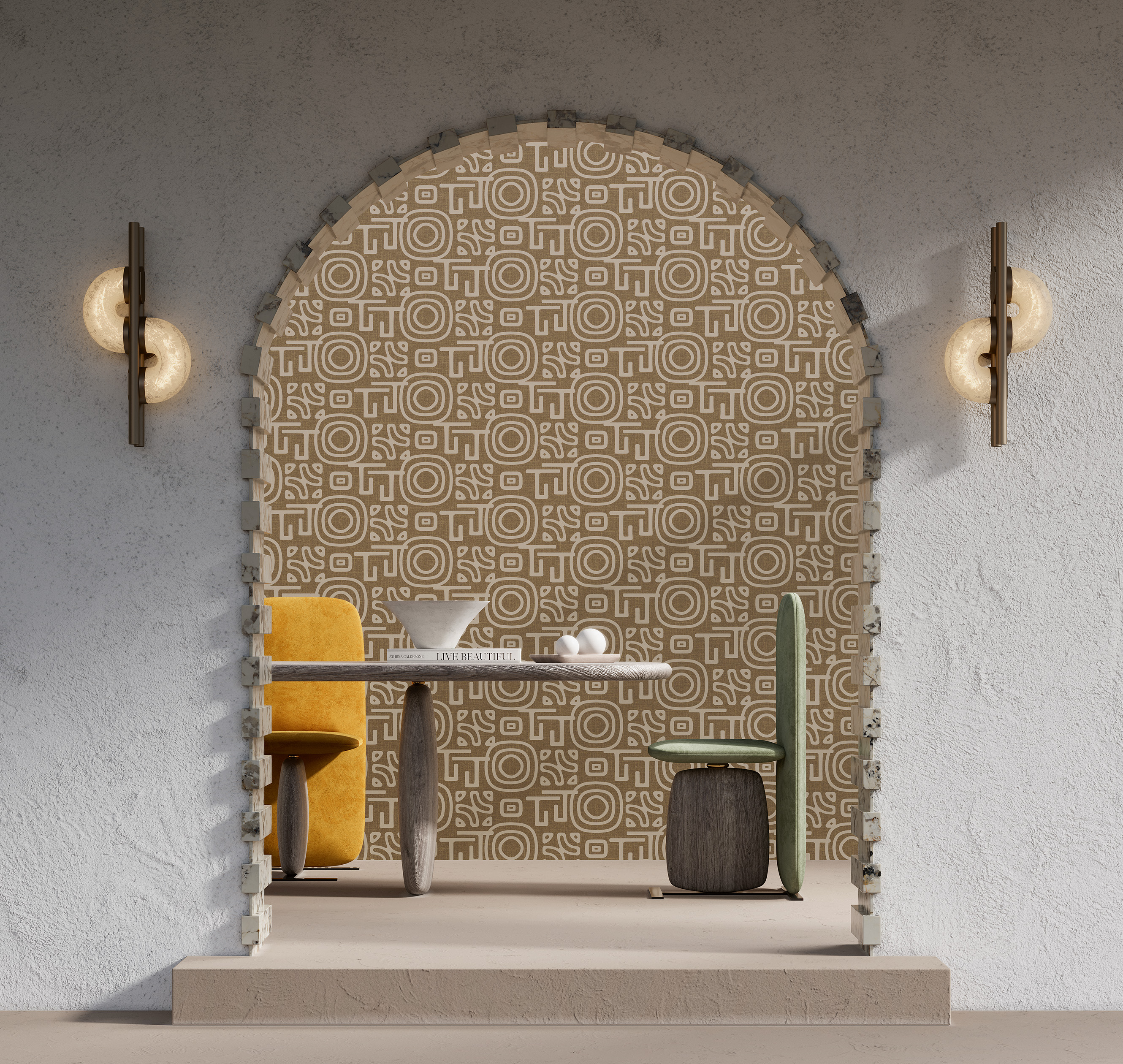 Обои PLZ2 010 Milassa Полинезия Milassa коллекция Полинезия производства  в интернет-магазине Обоитрейд