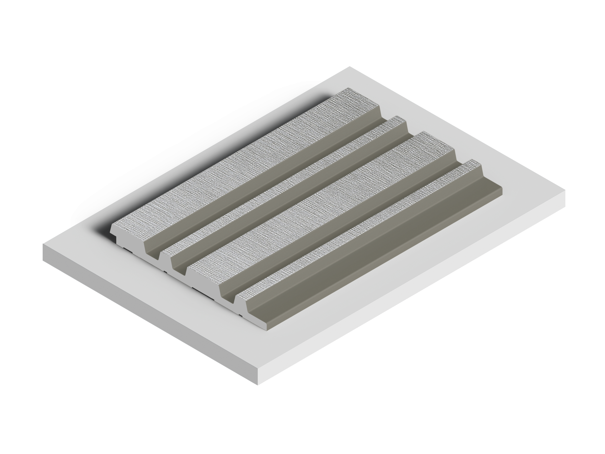 Панель декоративная LV122 S339S Hiwood 120мм×12мм×2.7м