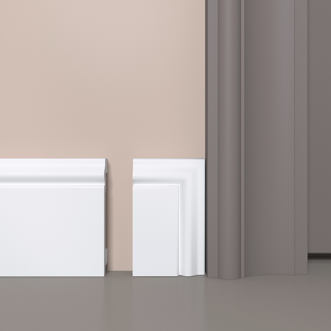 Плинтус напольный П3 Bello Deco 80мм×20мм×2м