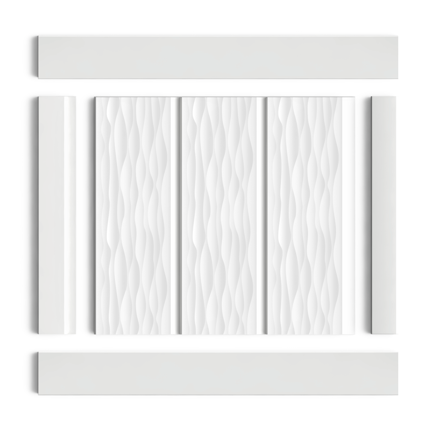 Панель декоративная LV127W NP Hiwood 120мм×12мм×2.7м