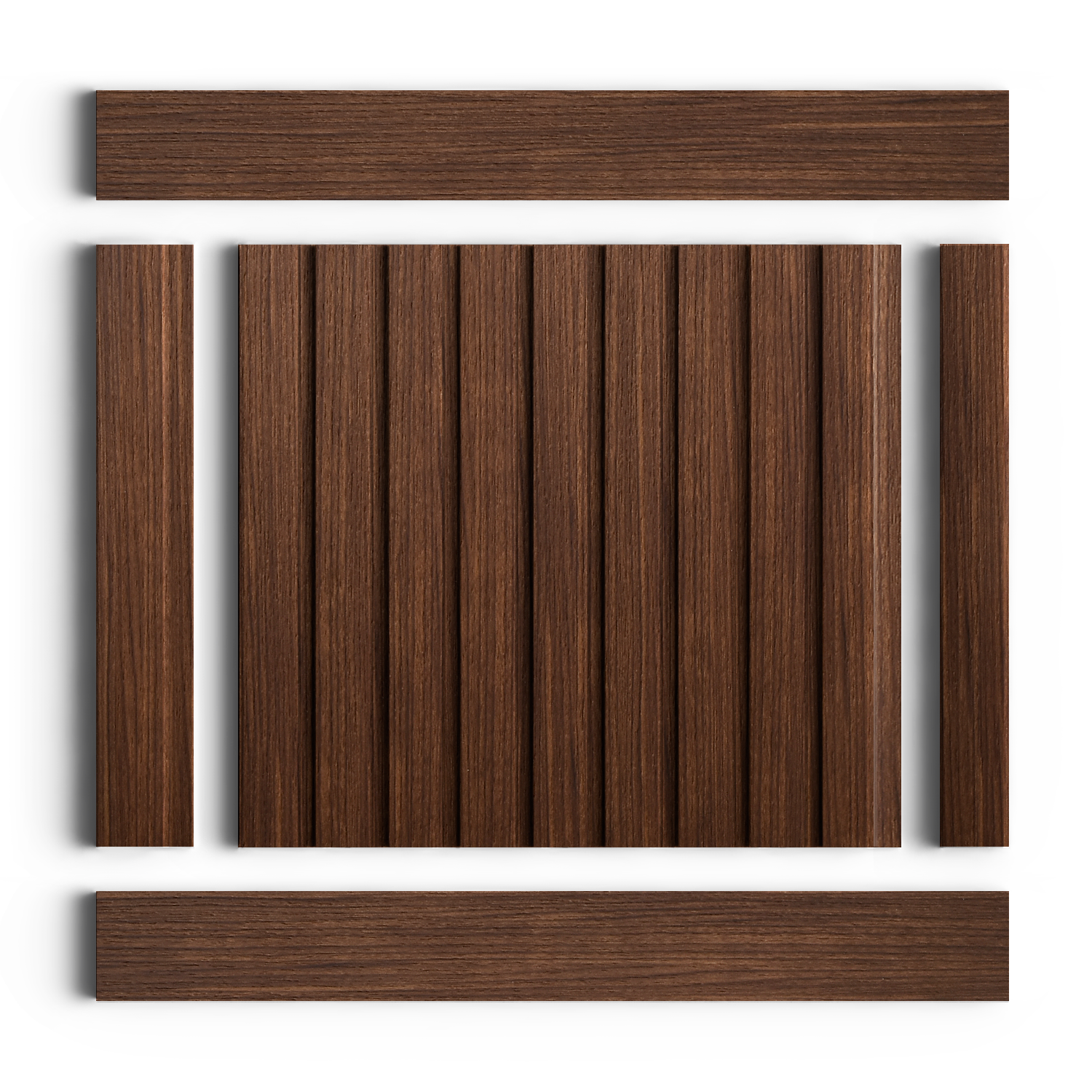 Панель декоративная LV124 BR396 Hiwood 120мм×12мм×2.7м