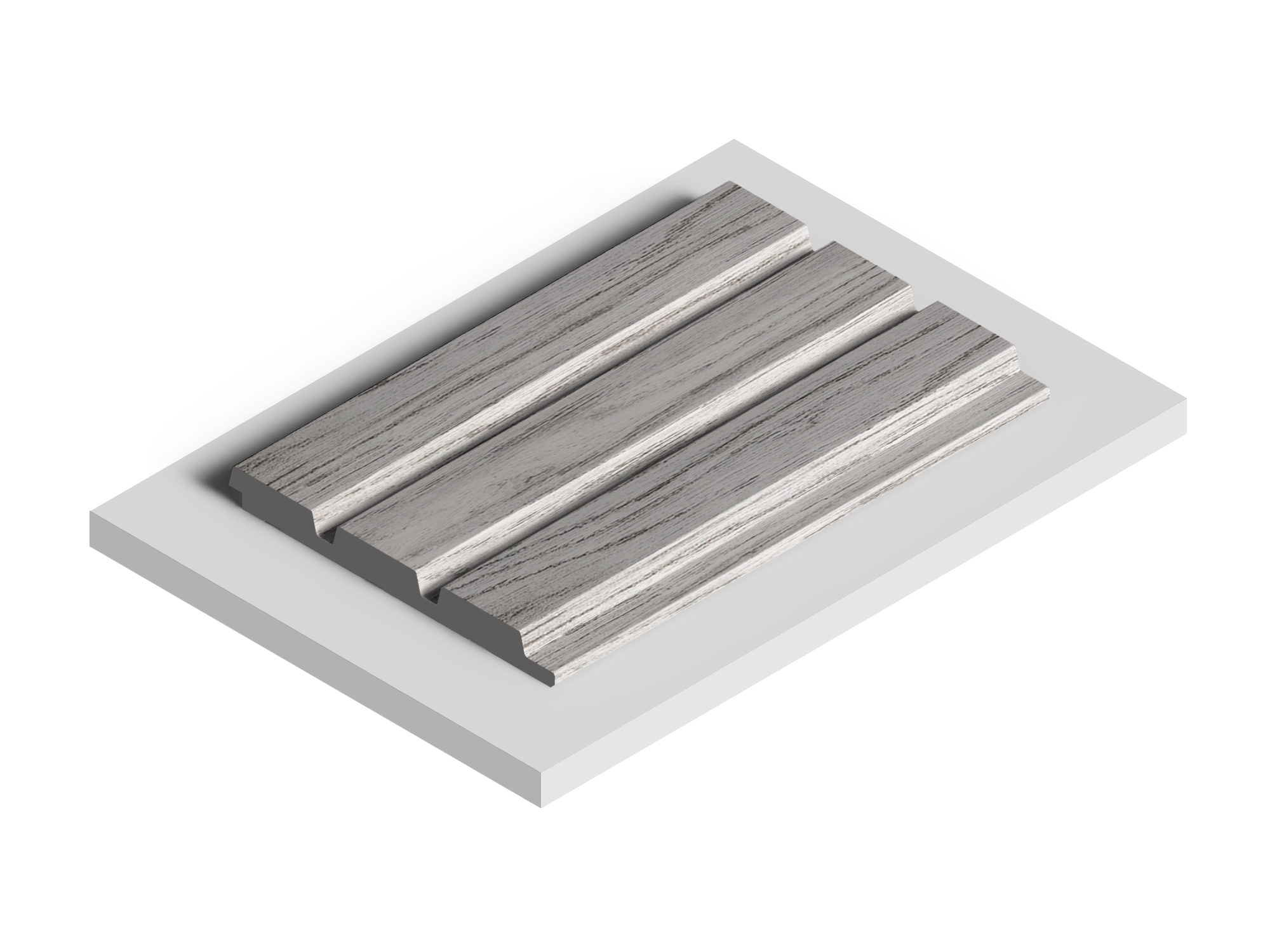 Панель декоративная LV124 GR24 Hiwood 120мм×12мм×2.7м