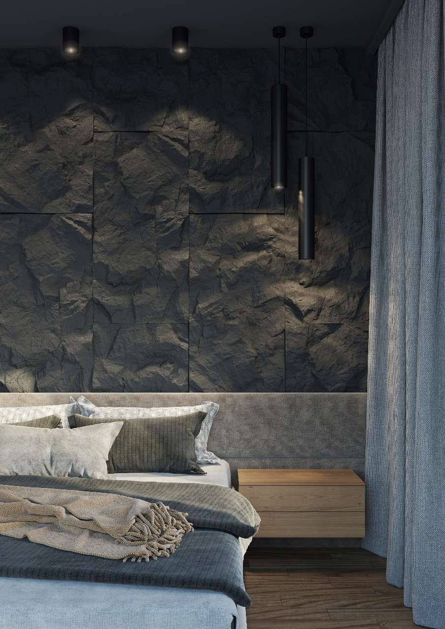 Стеновая панель C001-1 PU Bello Deco 60мм×600мм×1,2м