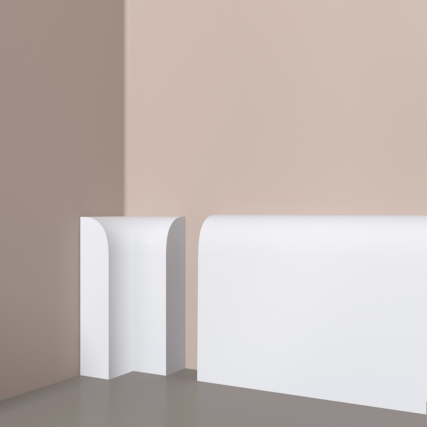 Угол к плинтусу П16 Bello Deco внутренний 80×19×38мм