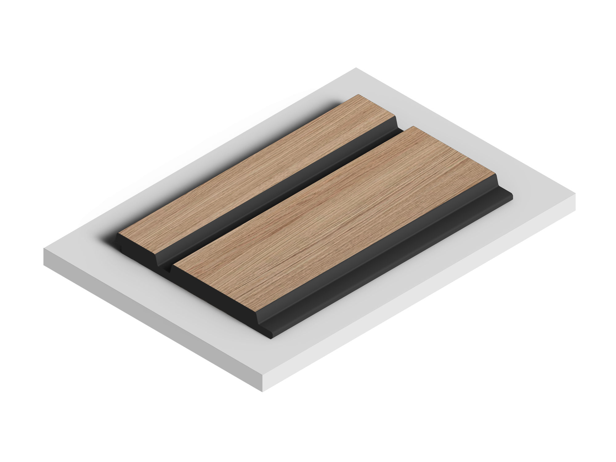 Панель декоративная LV133 BR417K Hiwood 120мм×12мм×2.7м