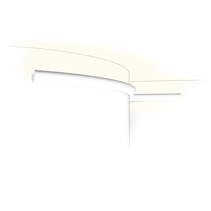 Профиль CX188F Orac Decor для скрытого освещения гибкий 30мм×34мм×2м