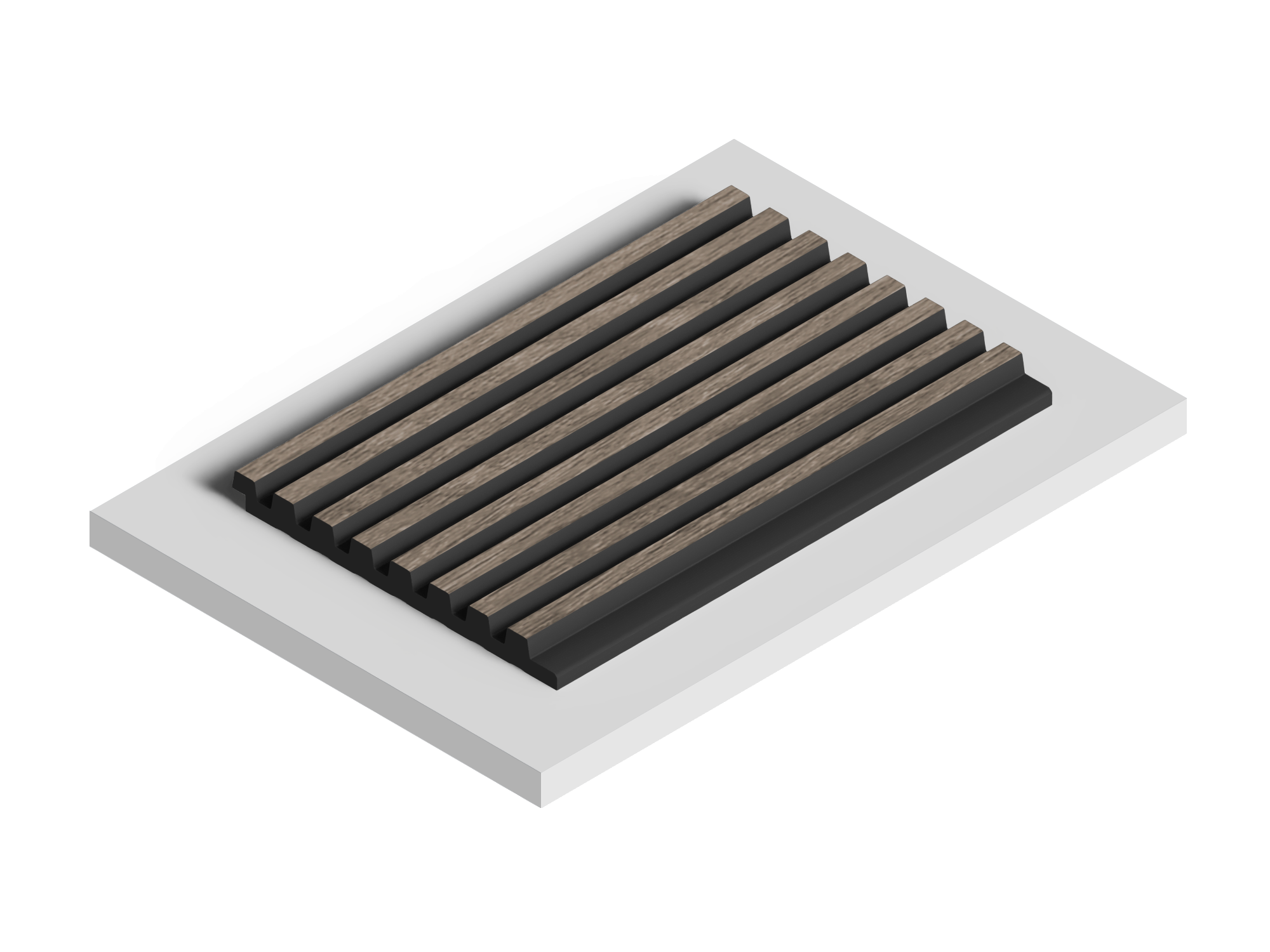 Панель декоративная LV129 BR490NK Hiwood 120мм×12мм×2.7м