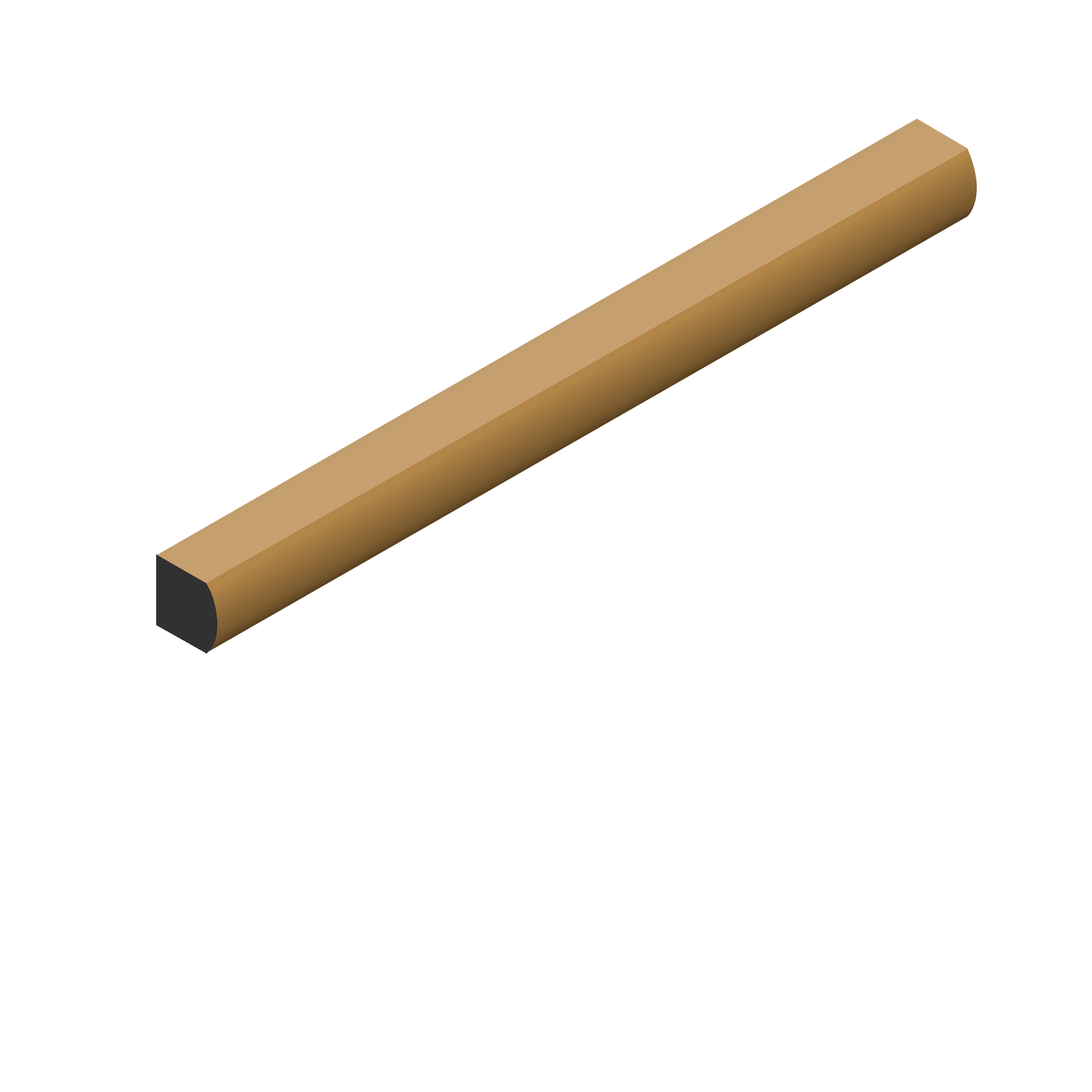 Молдинг D15V2 G365 Hiwood 15мм×15мм×2,7м