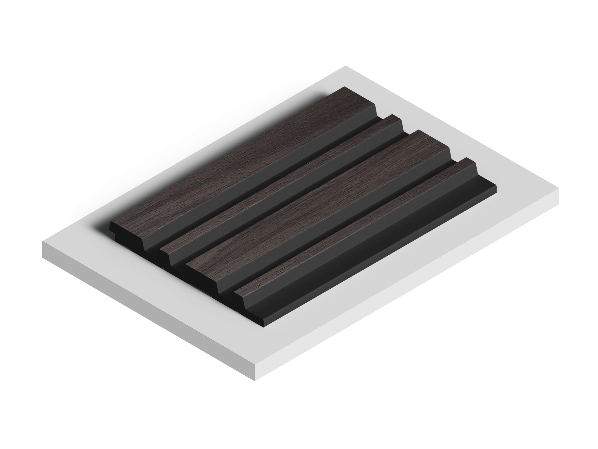 Панель декоративная LV122 BR395K Hiwood 120мм×12мм×2.7м